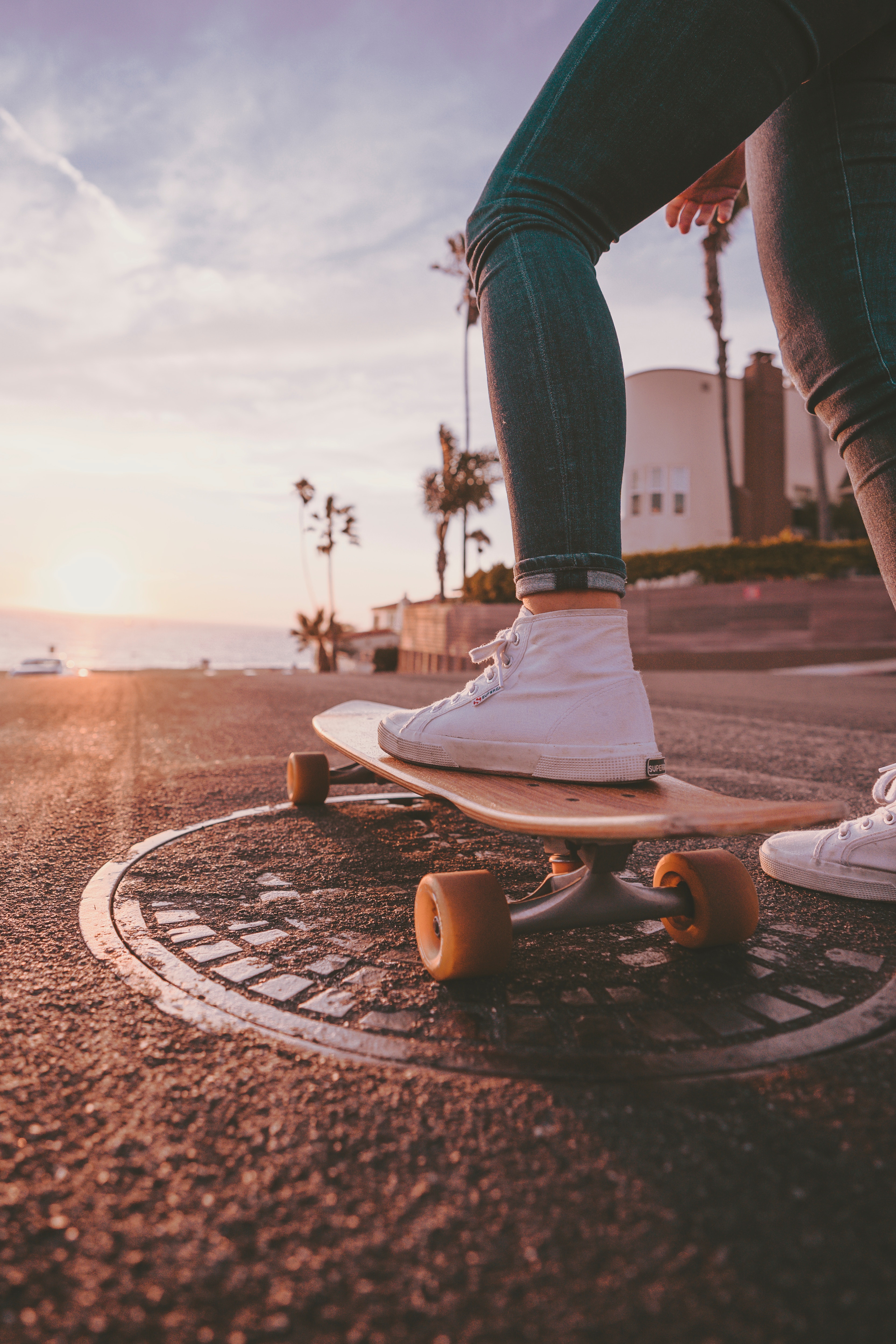skateboard, sports, summer, legs, sneakers
