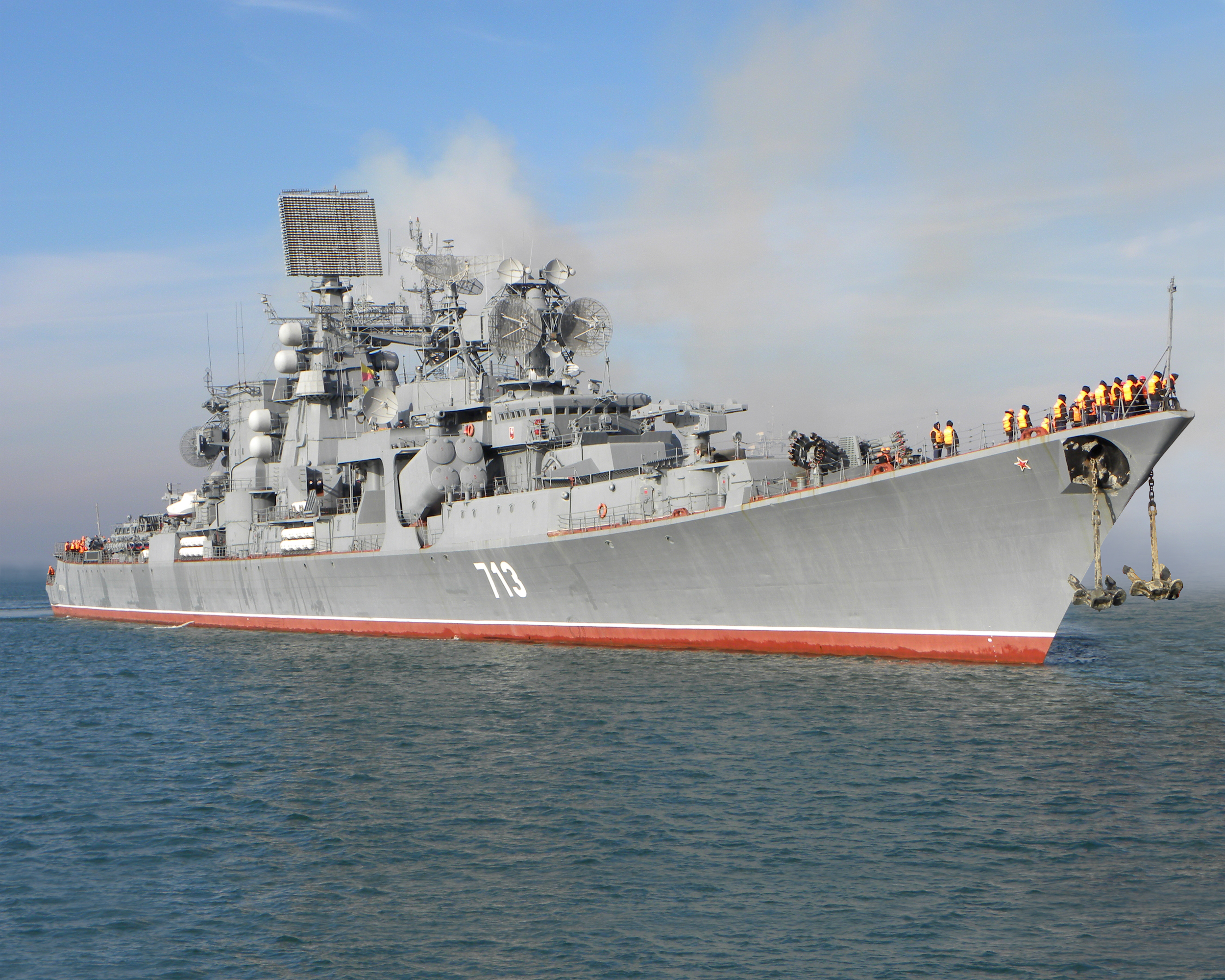 370163 Hintergrundbild herunterladen militär, russische marine, kreuzer, russischer kreuzer kertsch, kriegsschiffe - Bildschirmschoner und Bilder kostenlos