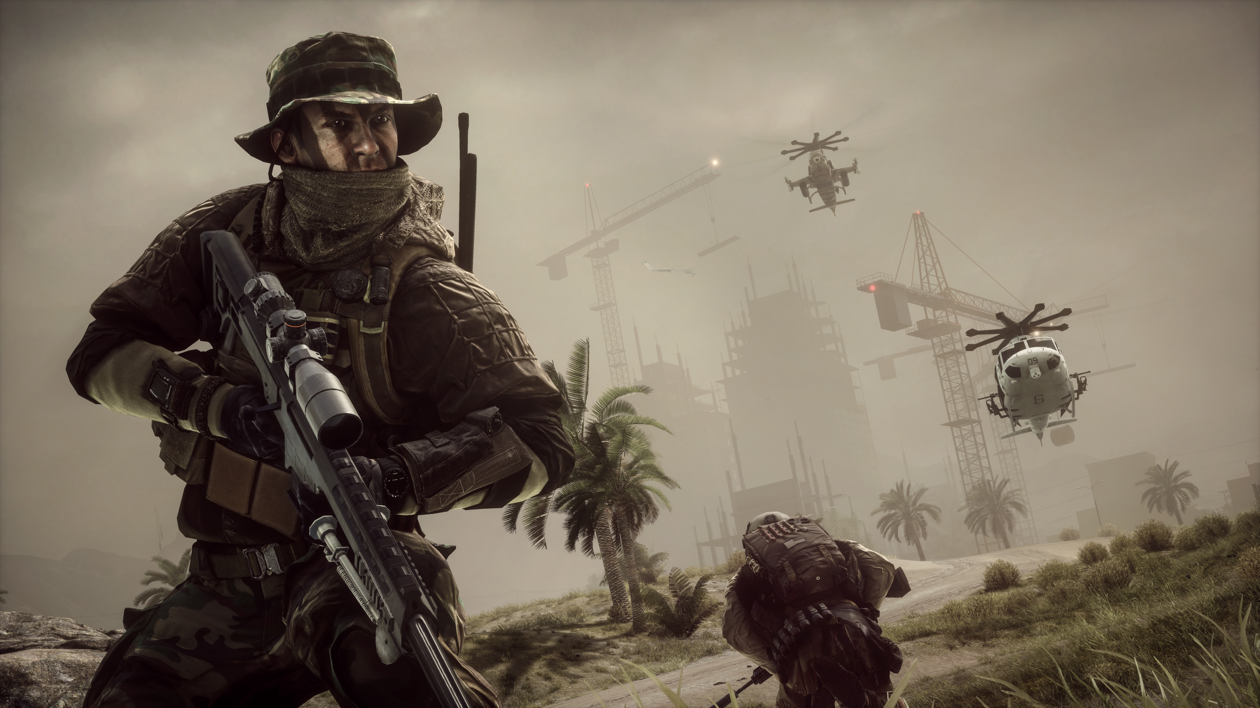 Baixar papel de parede para celular de Arma, Campo De Batalha, Helicóptero, Soldado, Videogame, Battlefield 4 gratuito.