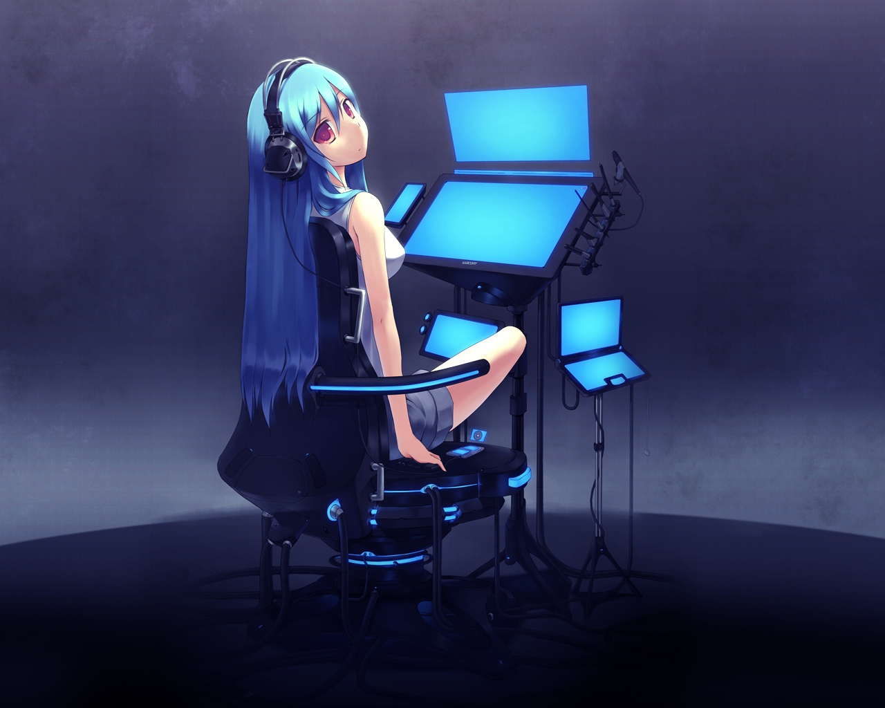 Handy-Wallpaper Vocaloid, Hatsune Miku, Animes kostenlos herunterladen.