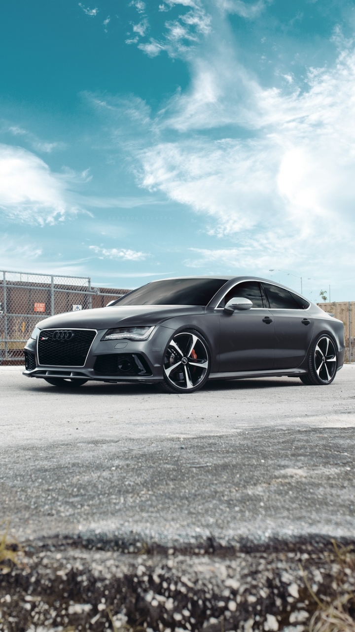 Download mobile wallpaper Audi, Car, Vehicle, Audi Rs7, Vehicles, Silver Car for free.