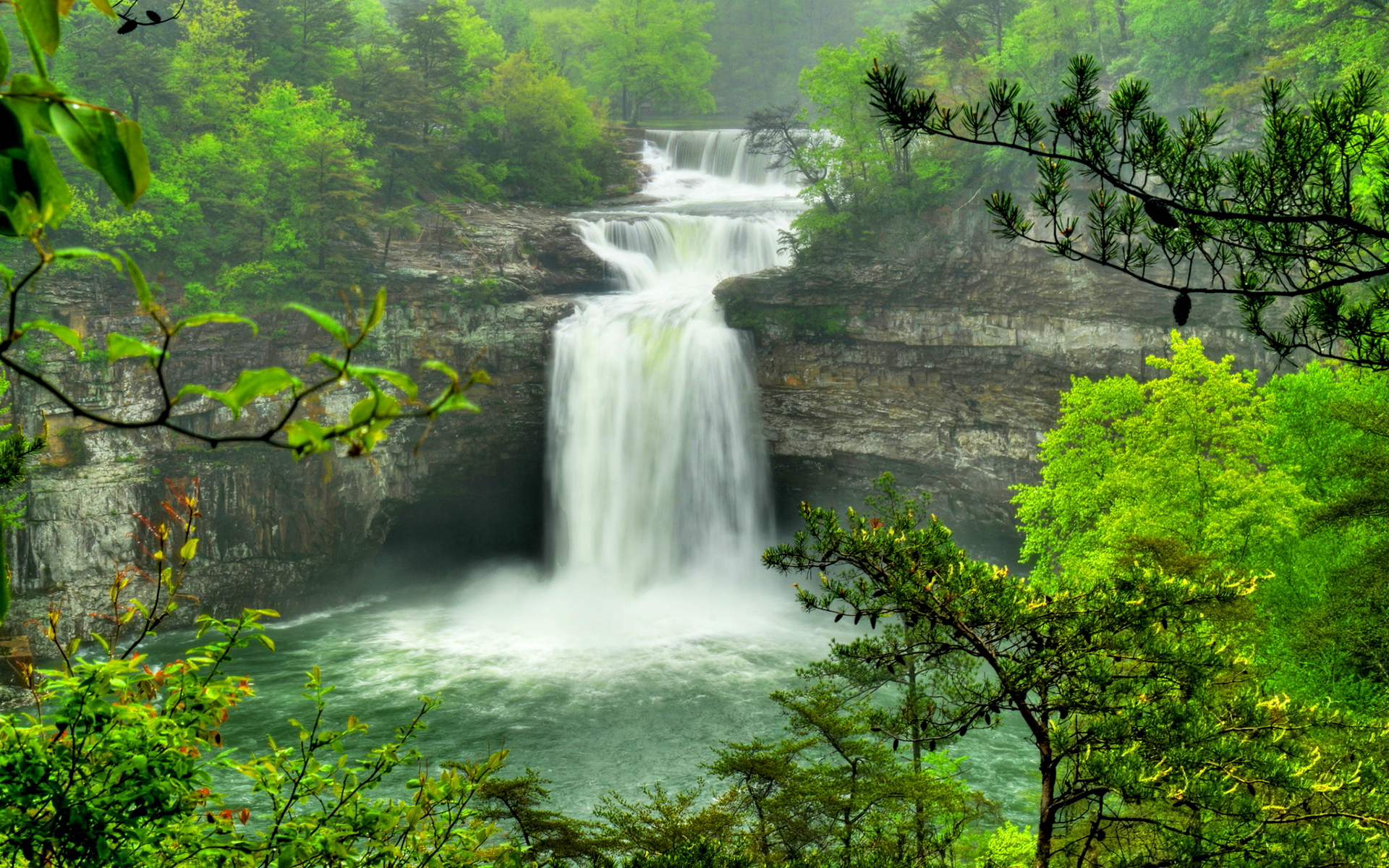 Laden Sie das Natur, Wasserfälle, Wasserfall, Wald, Erde/natur-Bild kostenlos auf Ihren PC-Desktop herunter
