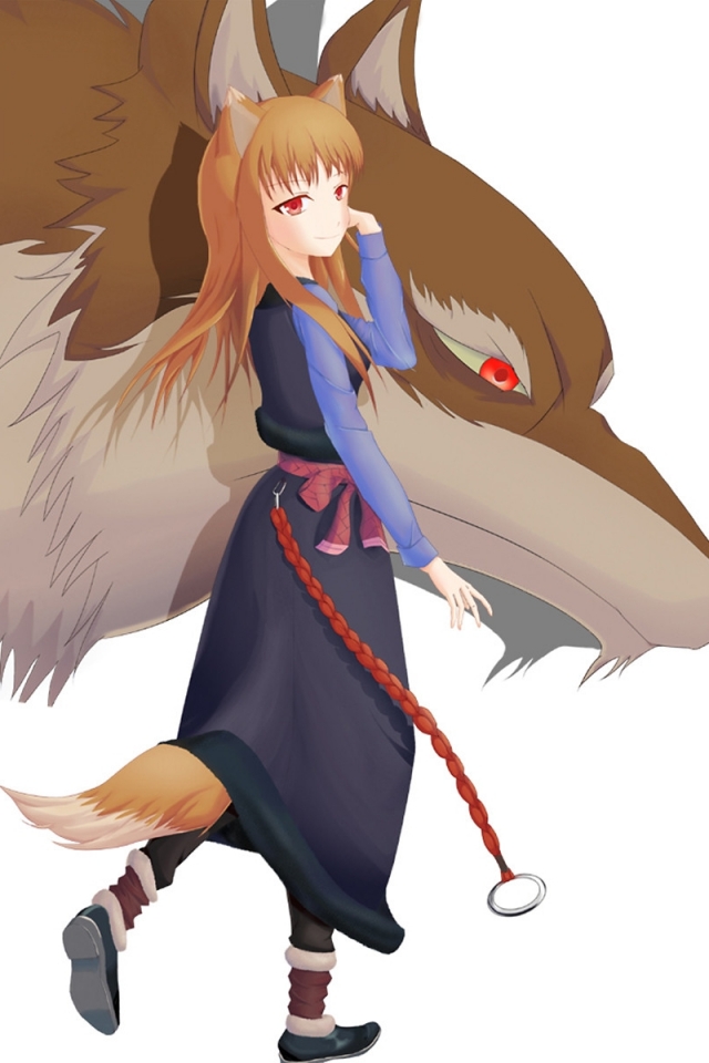 Download mobile wallpaper Anime, Spice And Wolf for free.