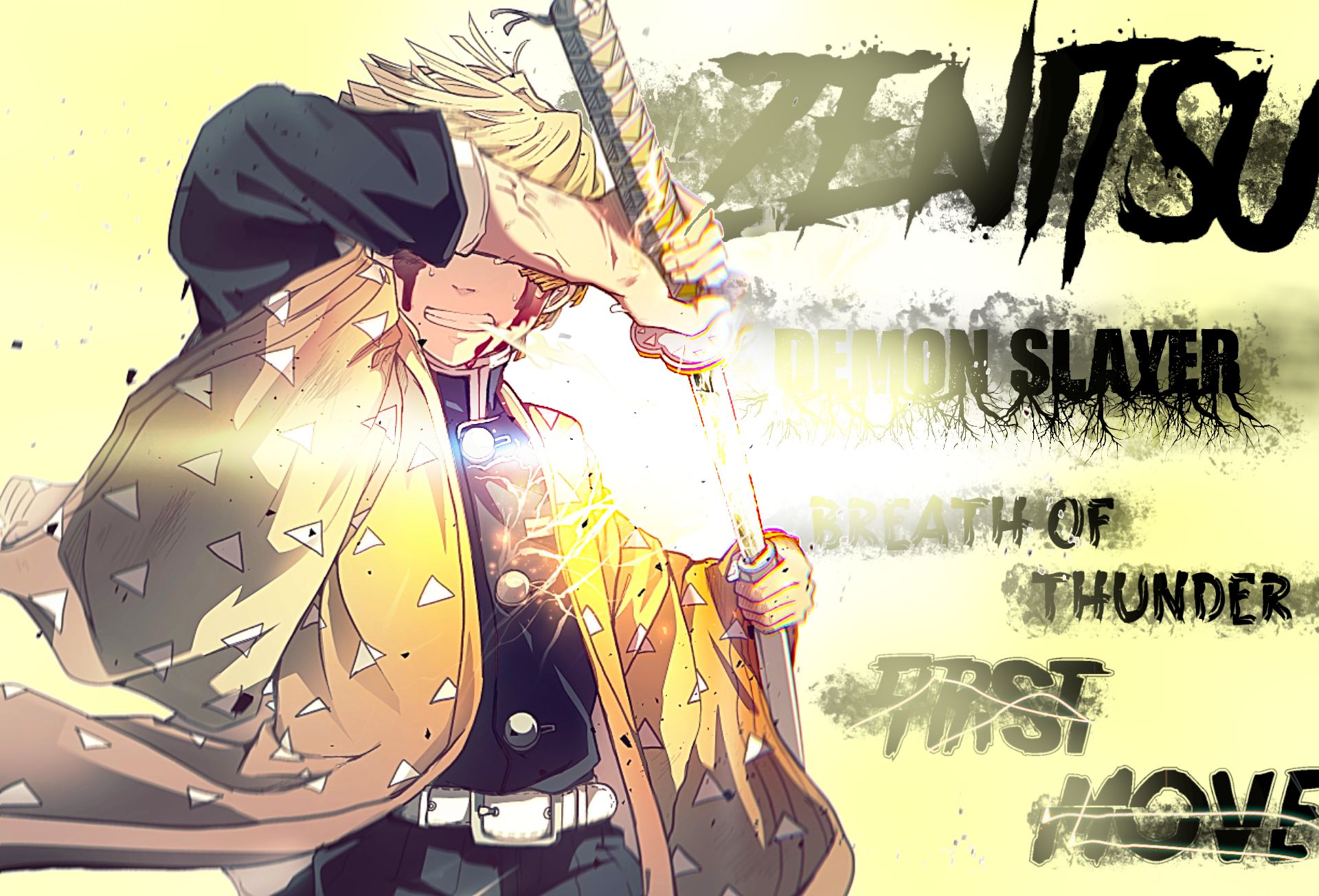 Download mobile wallpaper Anime, Demon Slayer: Kimetsu No Yaiba, Zenitsu Agatsuma, Kimetsu No Yaiba for free.