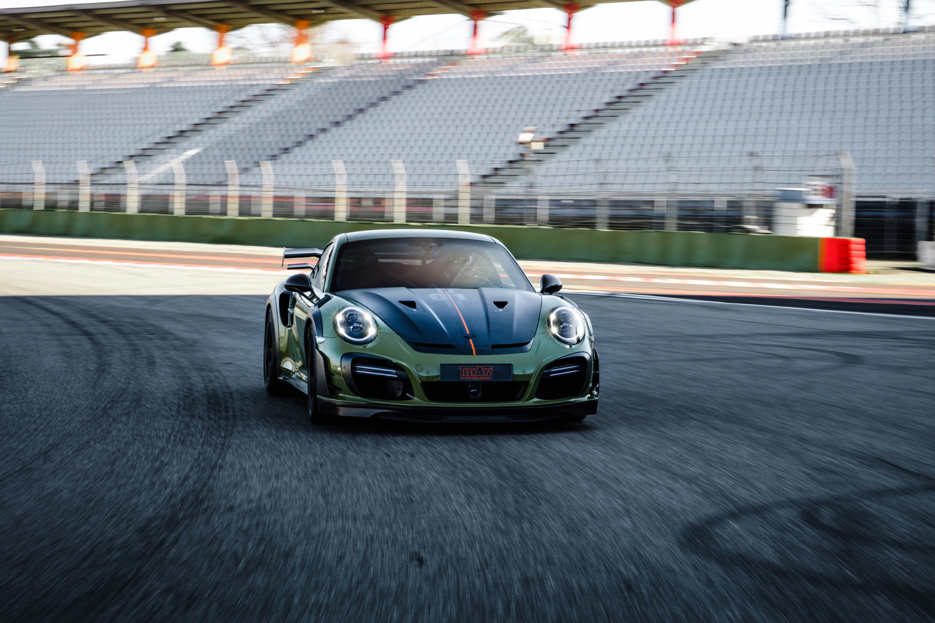Download mobile wallpaper Porsche, Car, Porsche 911, Vehicles, Green Car, Porsche 911 Turbo for free.