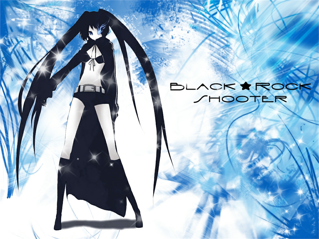 Download mobile wallpaper Anime, Black Rock Shooter for free.