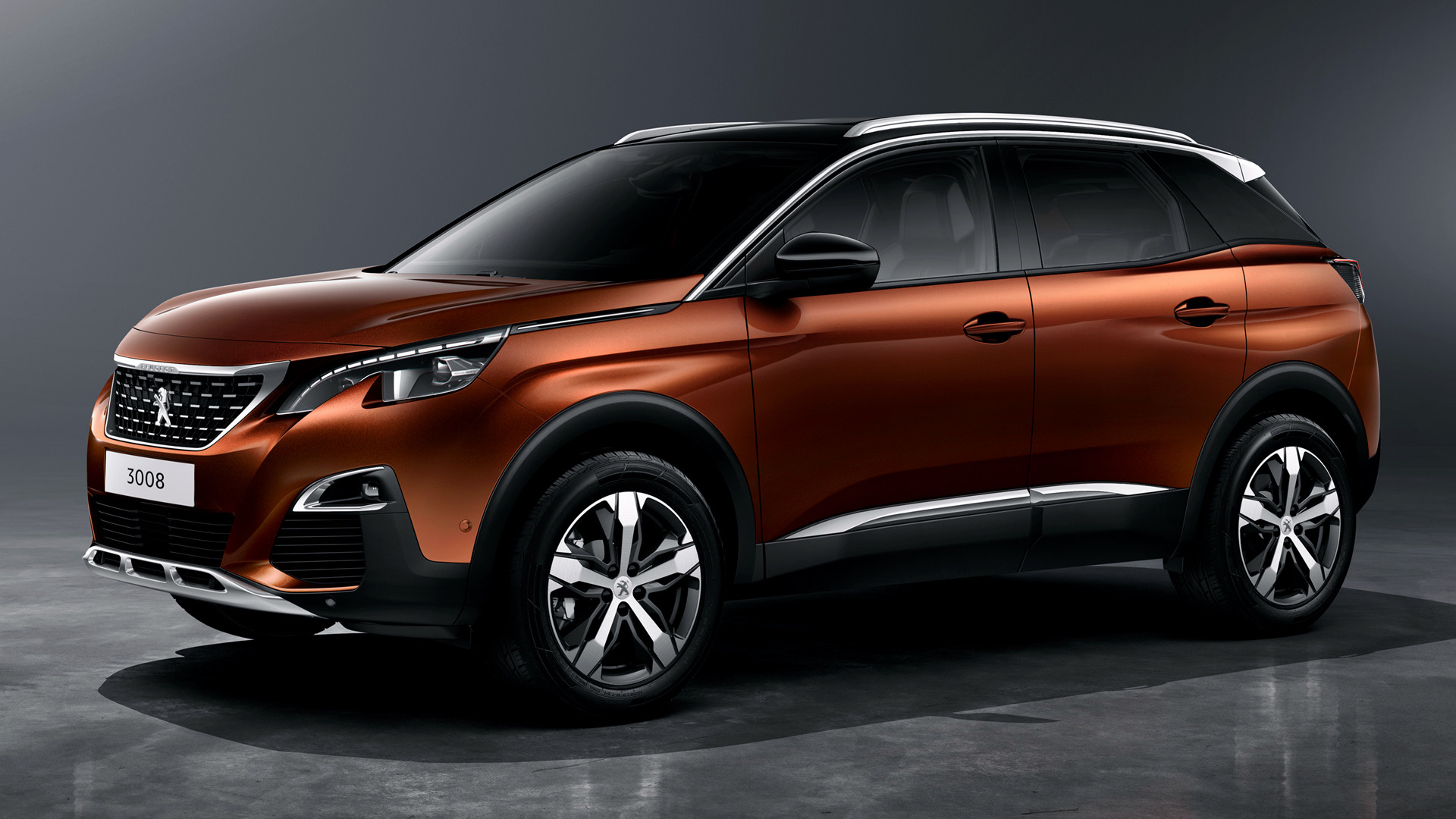 Download mobile wallpaper Peugeot, Car, Suv, Compact Car, Vehicles, Brown Car, Crossover Car, Peugeot 3008 for free.