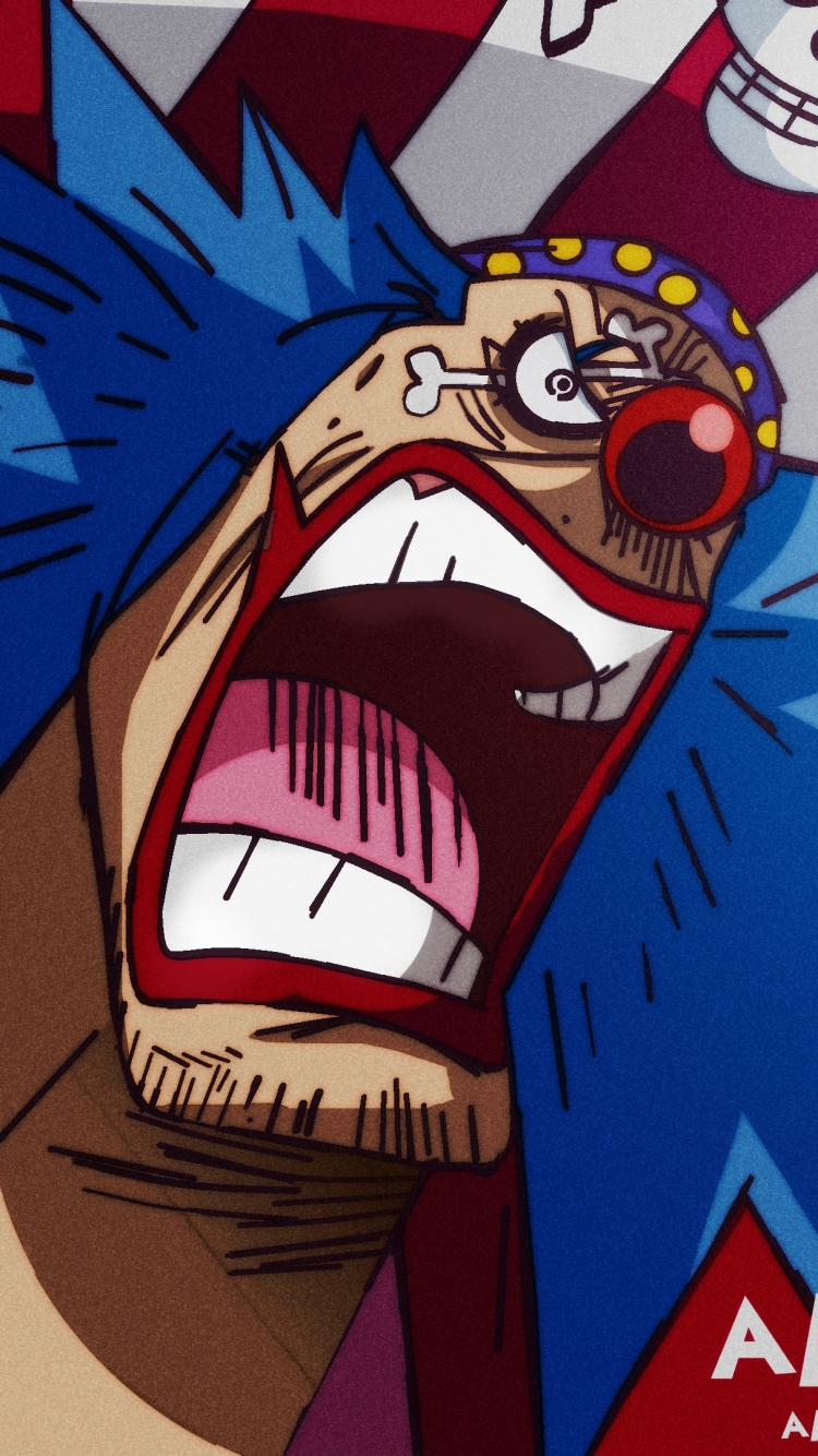 Handy-Wallpaper Animes, One Piece, Buggy (Einteiler) kostenlos herunterladen.
