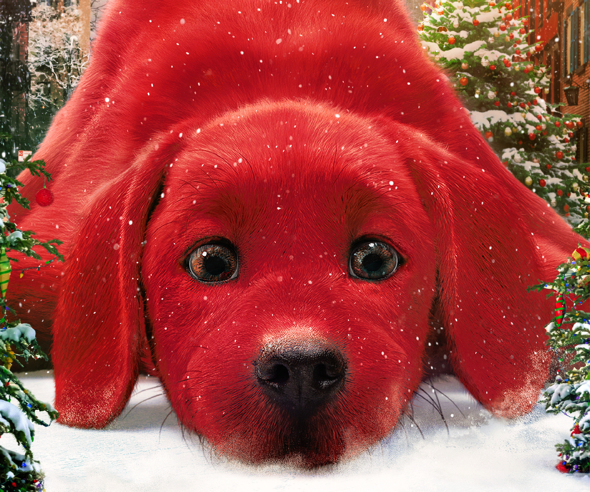 Laden Sie Clifford Der Große Rote Hund HD-Desktop-Hintergründe herunter