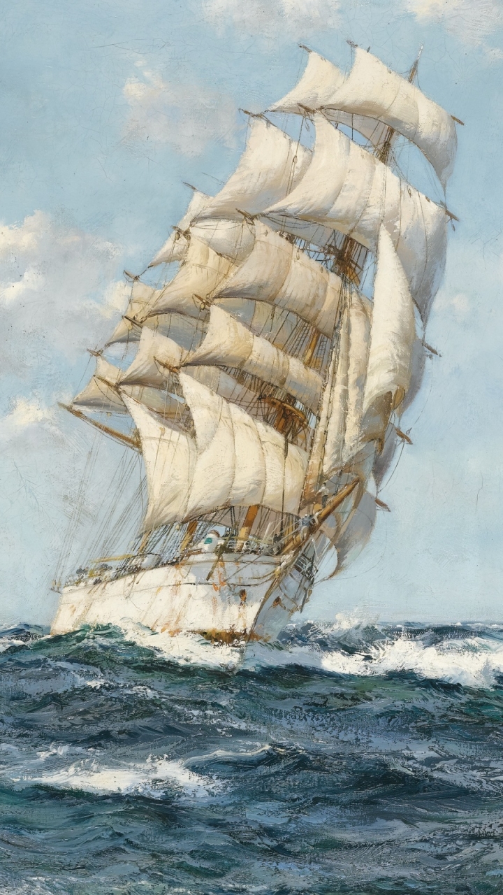 Download mobile wallpaper Artistic, Sailing Ship for free.
