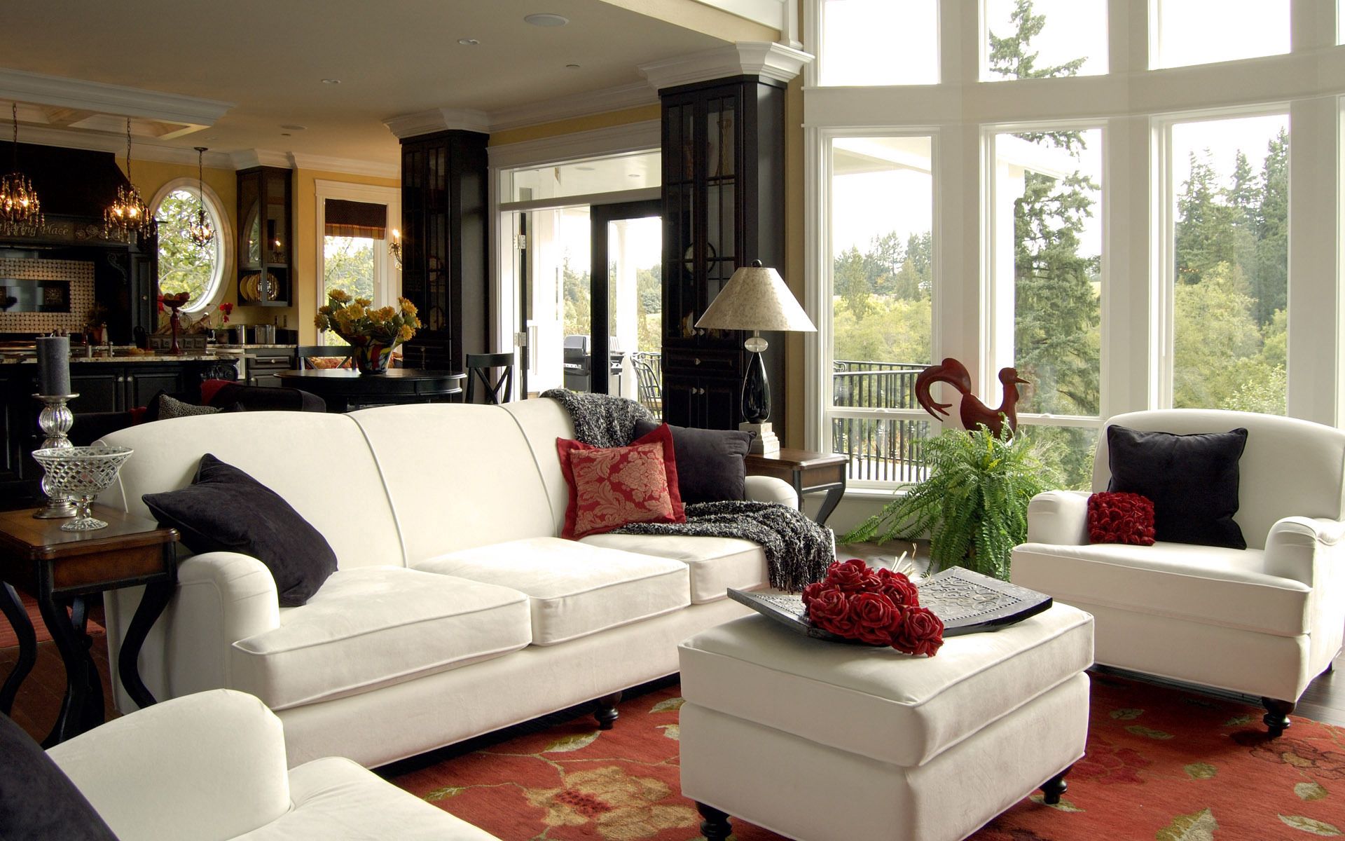 interior, white, miscellanea, miscellaneous, house, room, sofa HD wallpaper