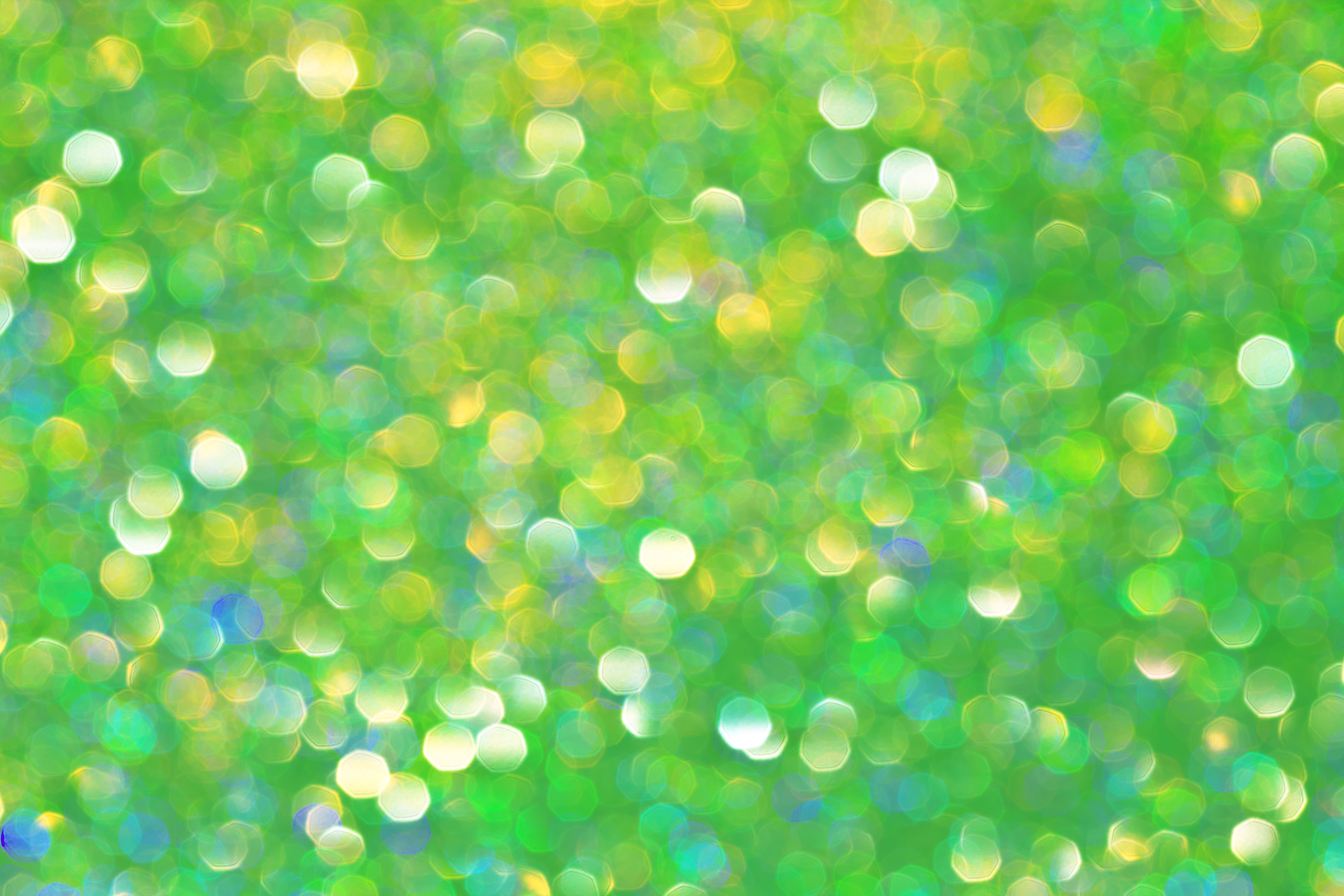 boquet, shine, glare, abstract, green, circles, brilliance, bokeh 8K