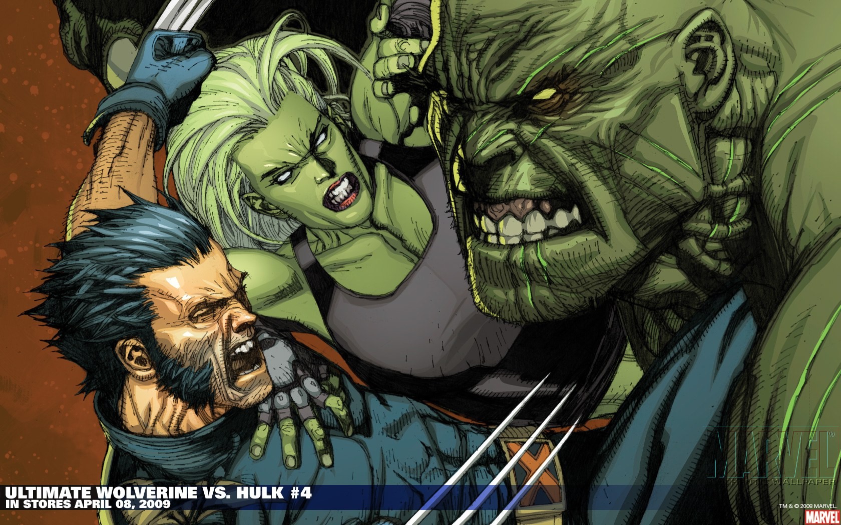 comics, hulk, logan james howlett, she hulk, wolverine