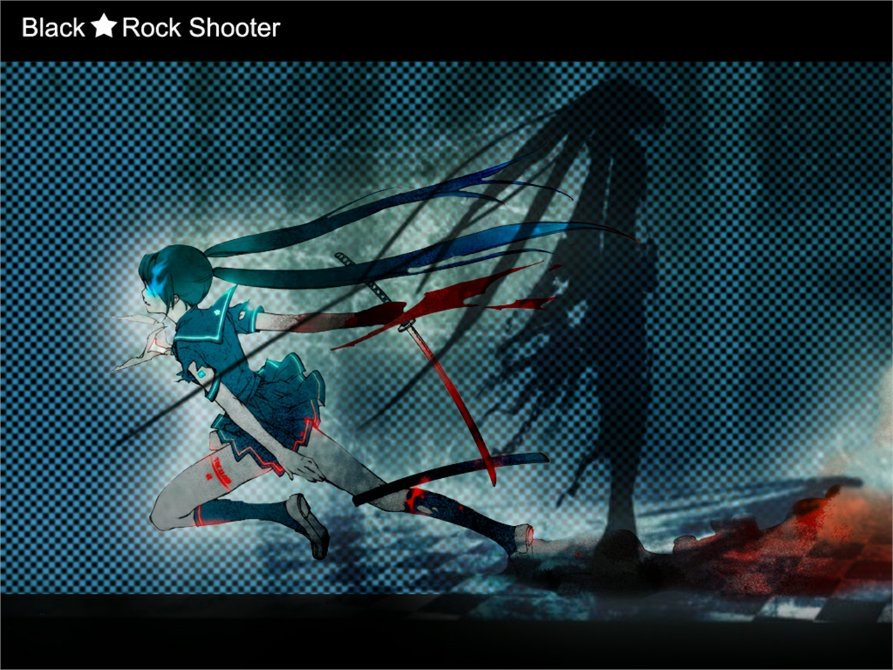 Free download wallpaper Anime, Black Rock Shooter on your PC desktop