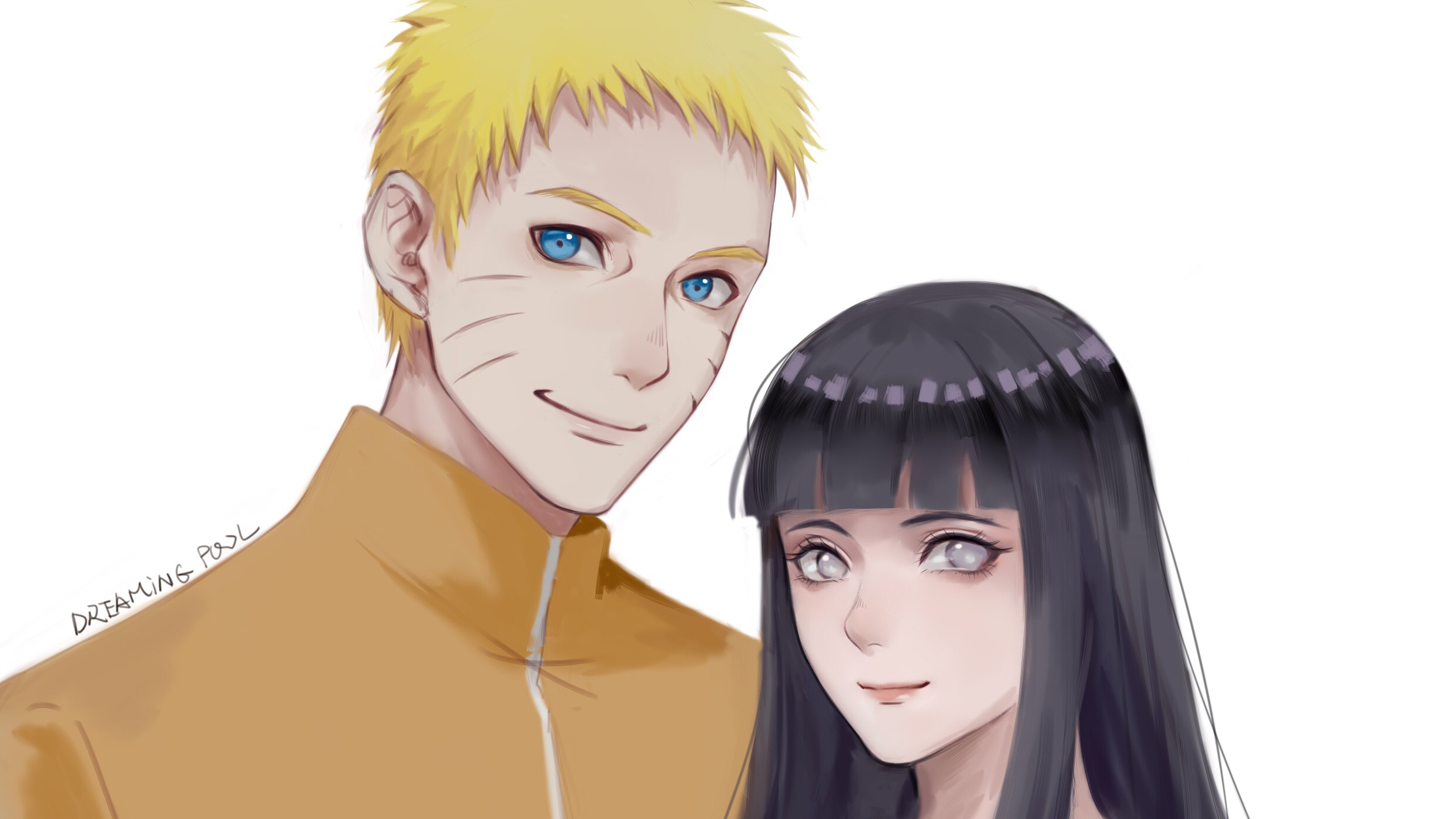 Download mobile wallpaper Anime, Naruto, Hinata Hyuga, Naruto Uzumaki for free.