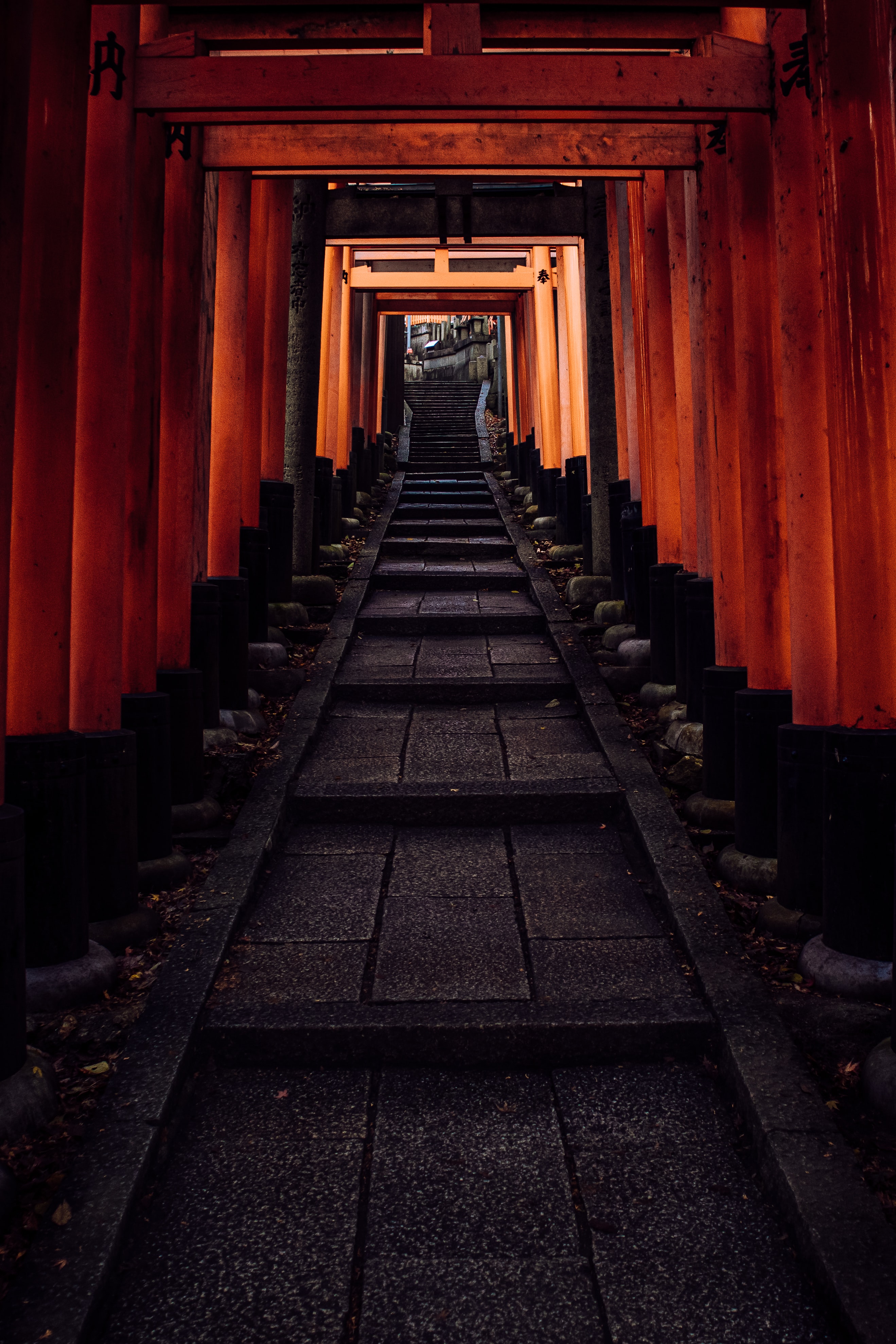 tunnel, miscellaneous, miscellanea, stairs, ladder, steps, china, column, columns iphone wallpaper