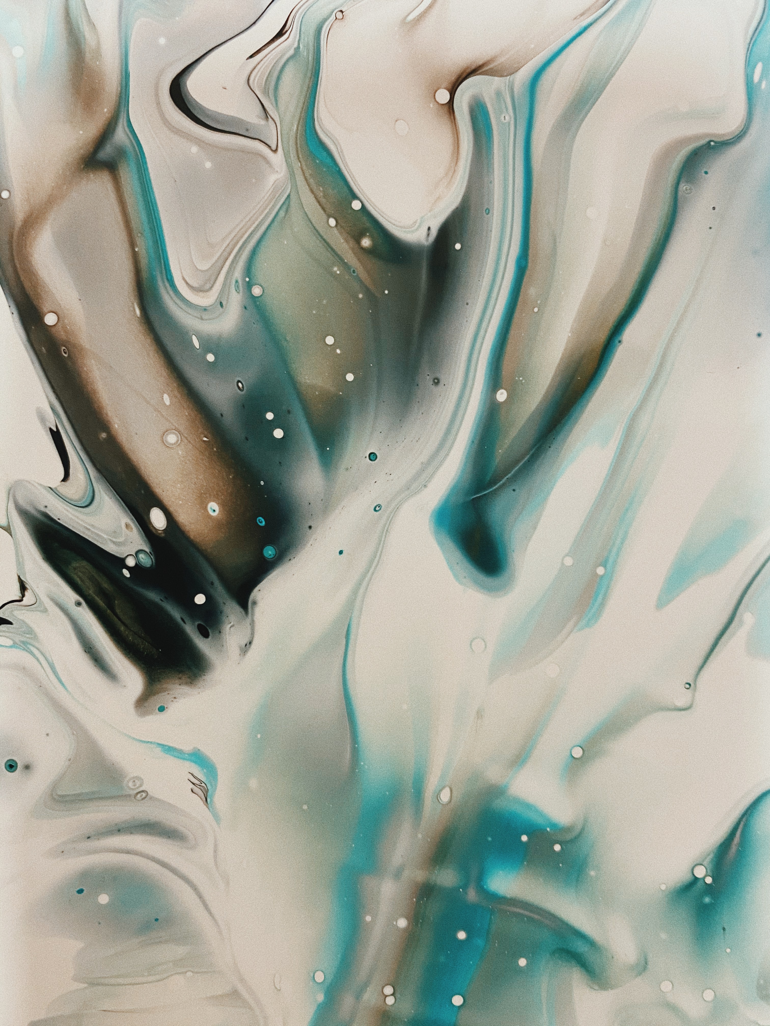 abstract, fluid art, divorces, paint, liquid Panoramic Wallpaper