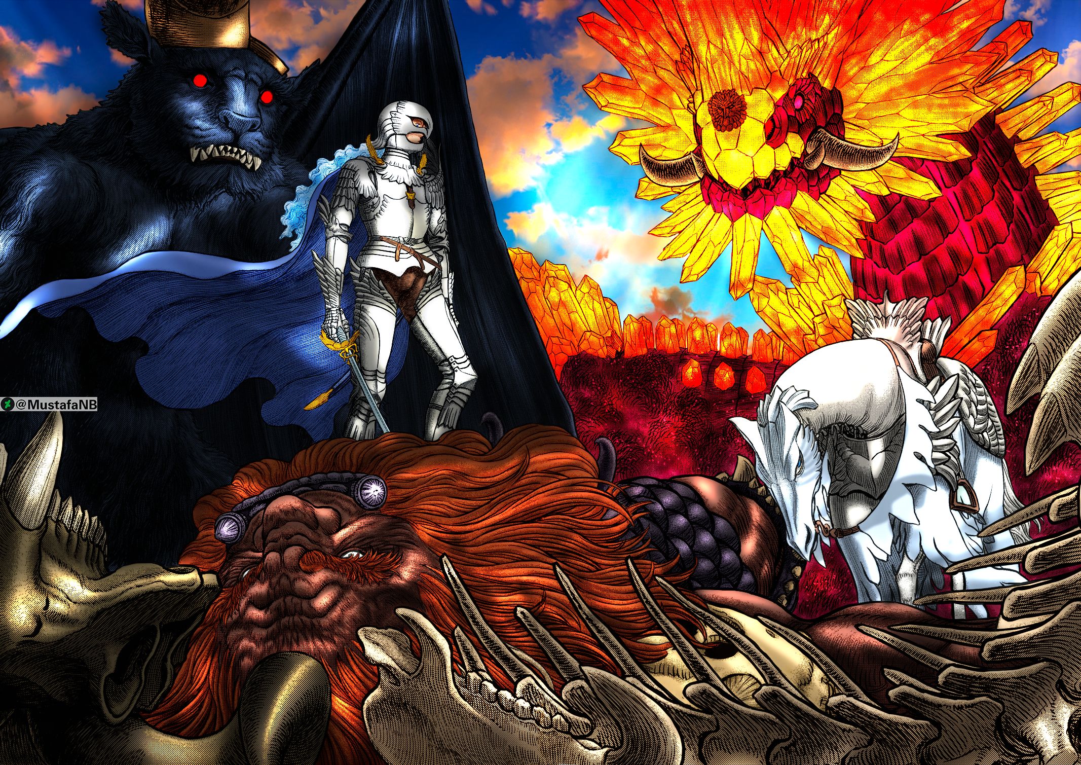 Free download wallpaper Anime, Berserk, Manga, Griffith (Berserk) on your PC desktop