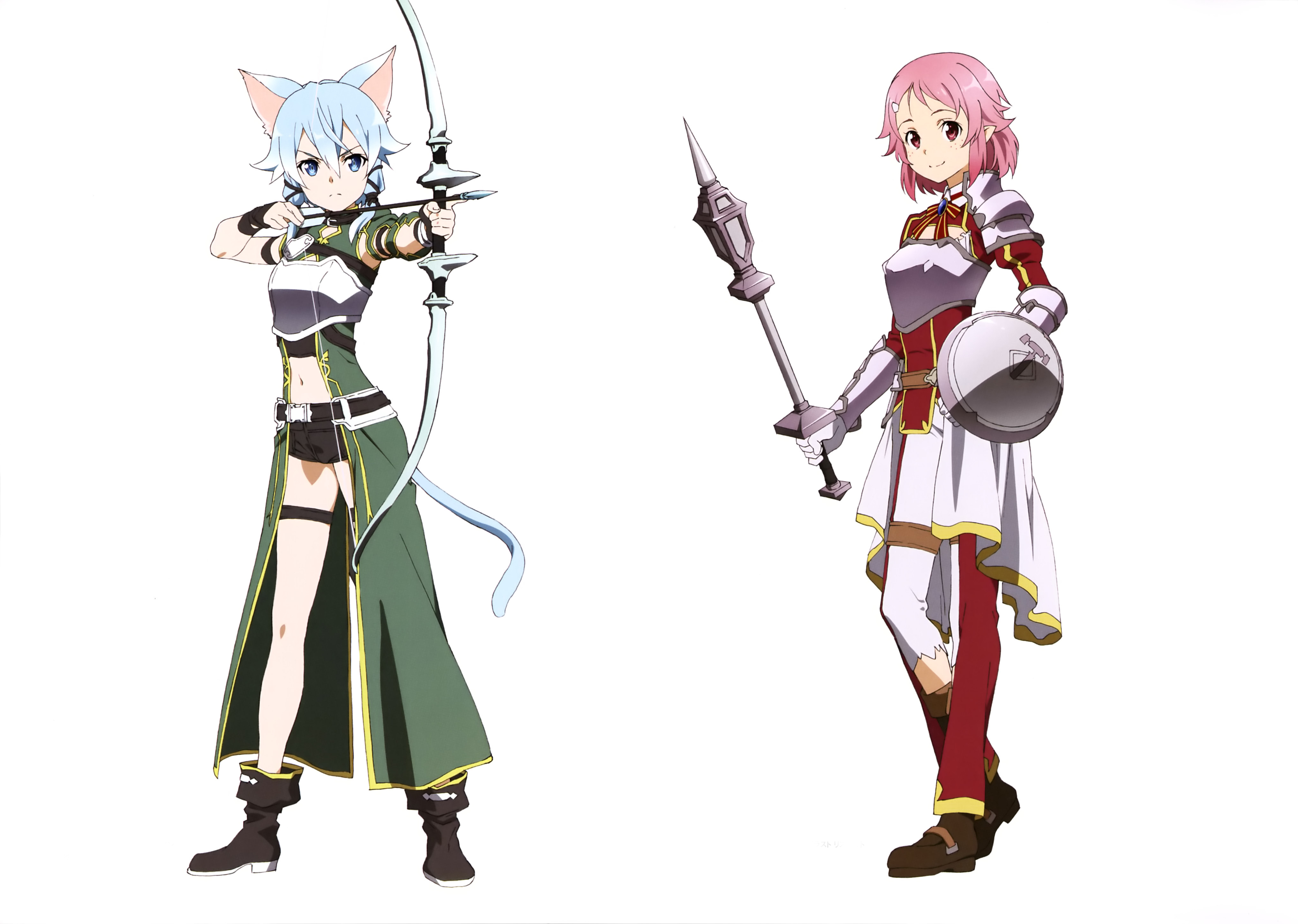 Baixar papel de parede para celular de Anime, Sword Art Online, Sword Art Online Ii, Lisbeth (Sword Art Online), Sinon (Sword Art Online), Arte Da Espada Online gratuito.