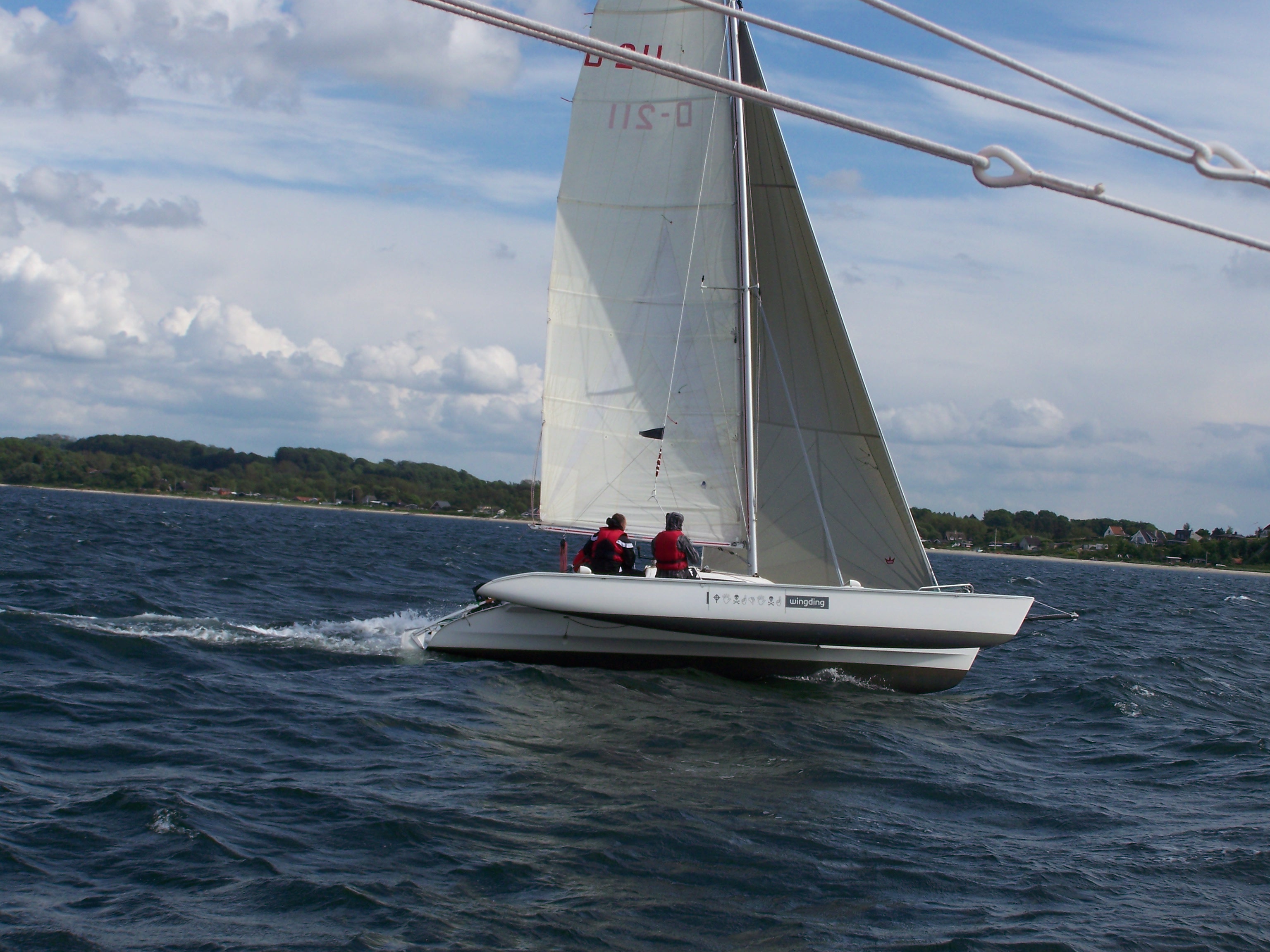 Téléchargez des papiers peints mobile Véhicules, Trimaran gratuitement.