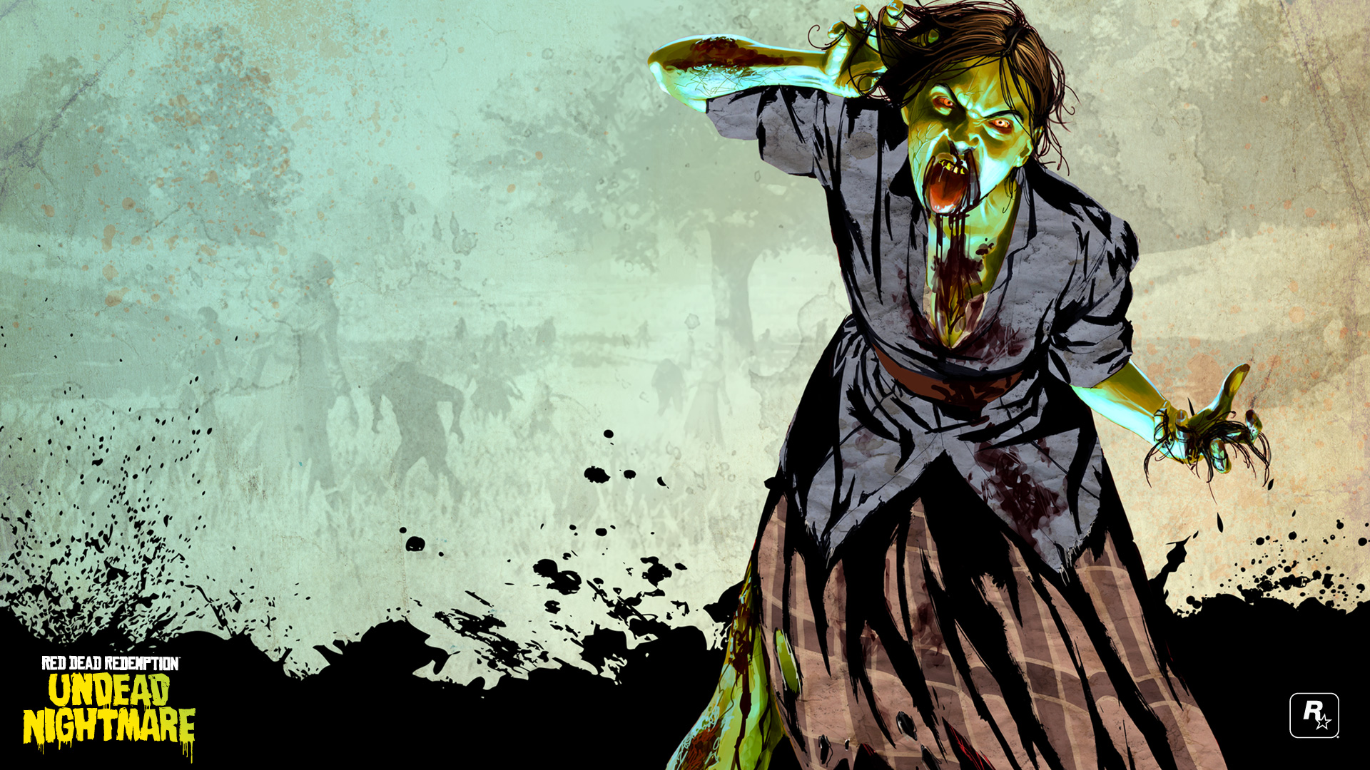 Handy-Wallpaper Red Dead Redemption: Undead Nightmare, Roter Tot, Computerspiele kostenlos herunterladen.