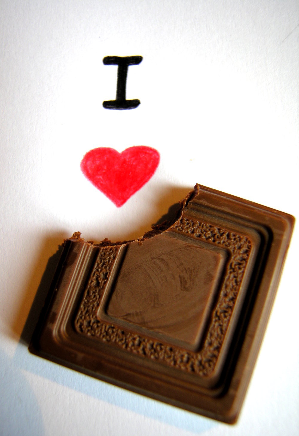 chocolate, food, love Phone Background