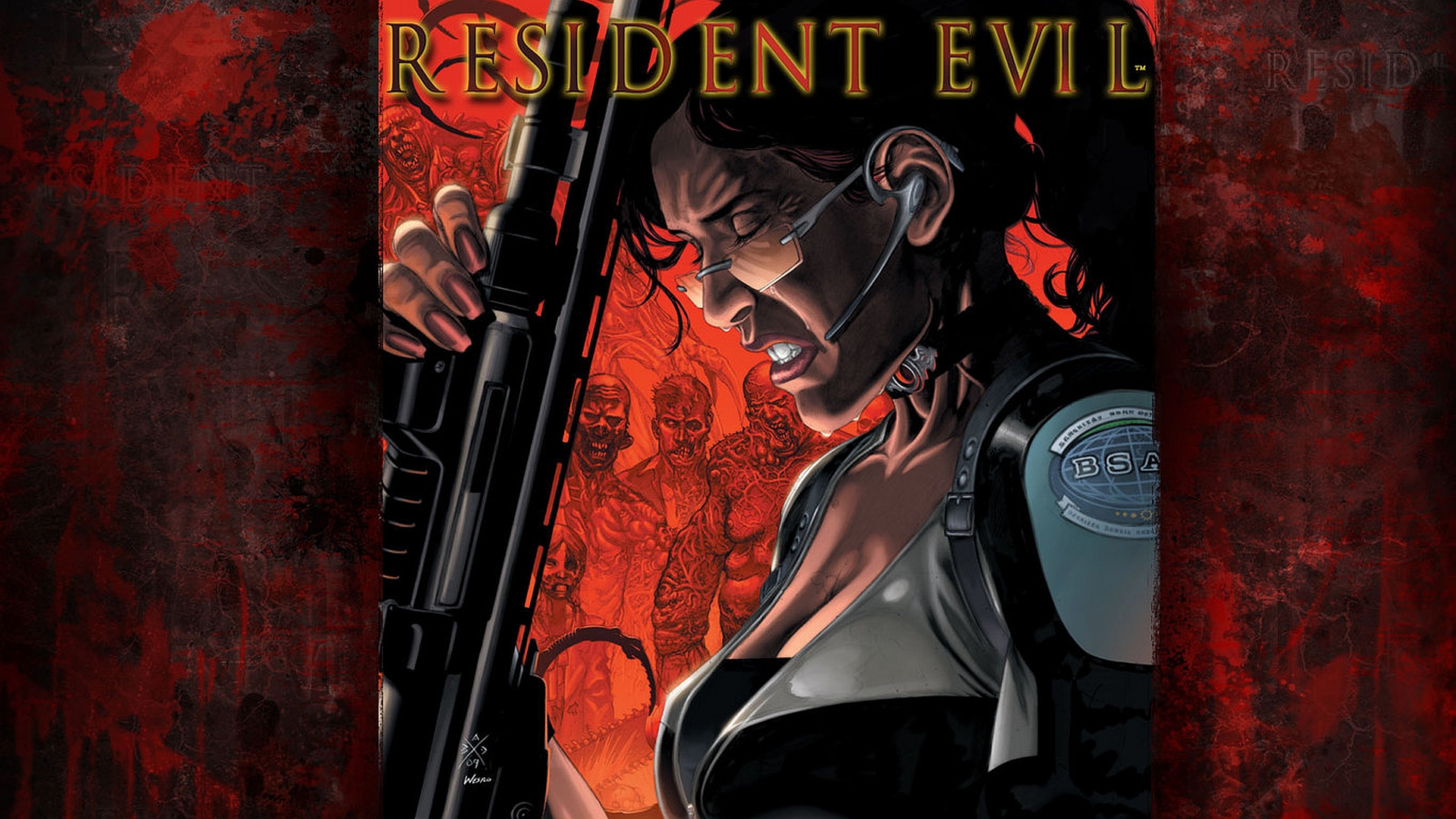 Free download wallpaper Resident Evil, Comics on your PC desktop