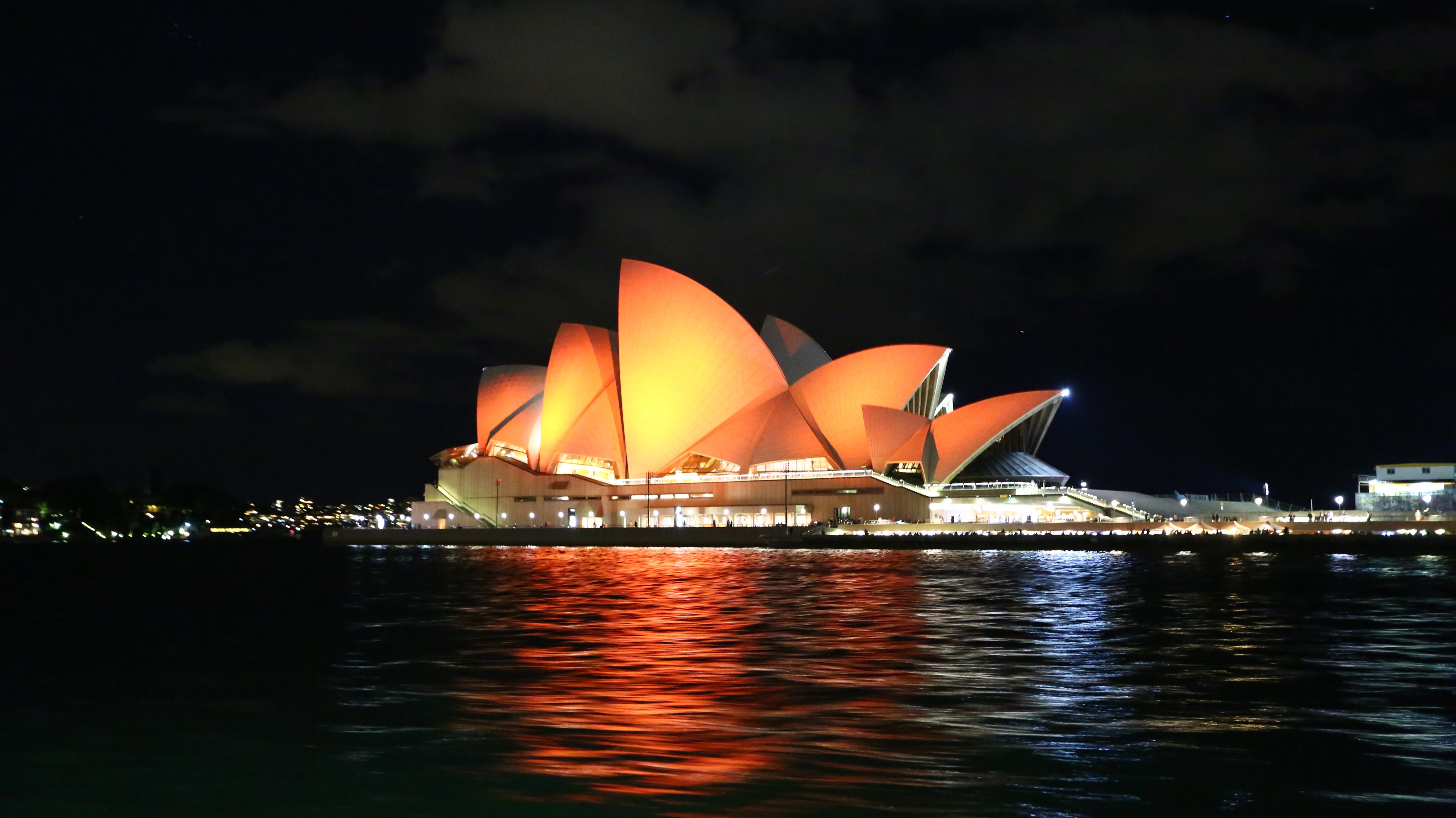 australia, sydney opera house, man made, night, sydney