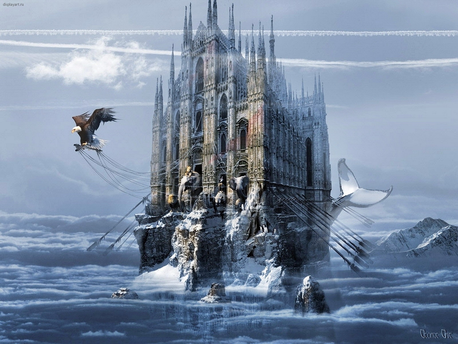 Free download wallpaper Architecture, Fantasy on your PC desktop