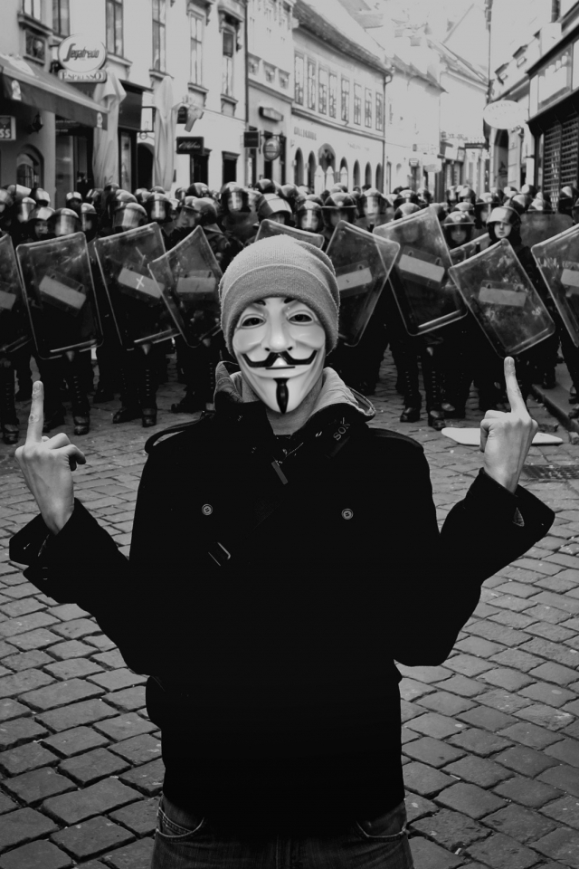 Téléchargez des papiers peints mobile Sombre, Anonyme, Anarchie gratuitement.