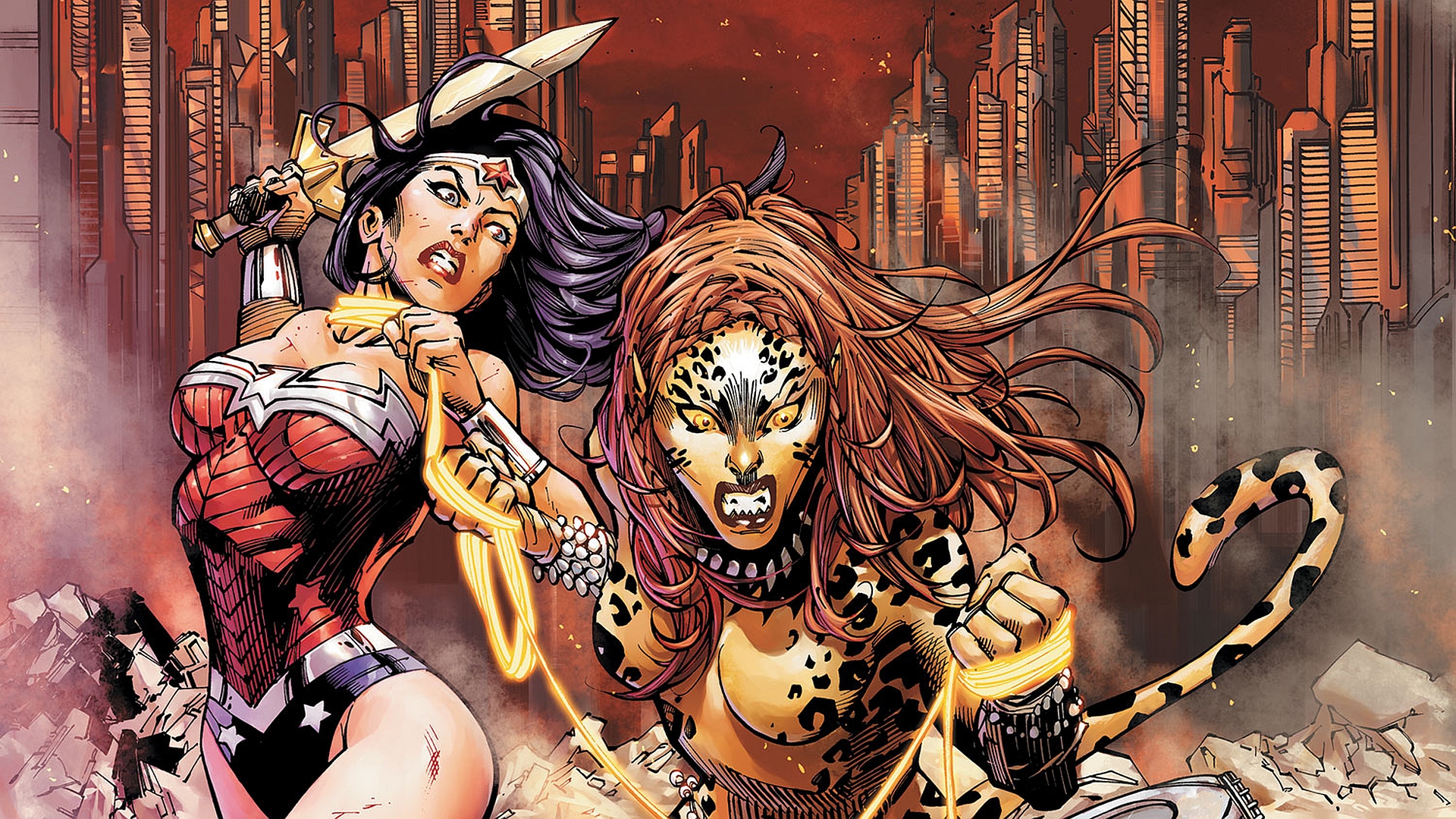comics, cheetah, cheetah (dc comics), wonder woman