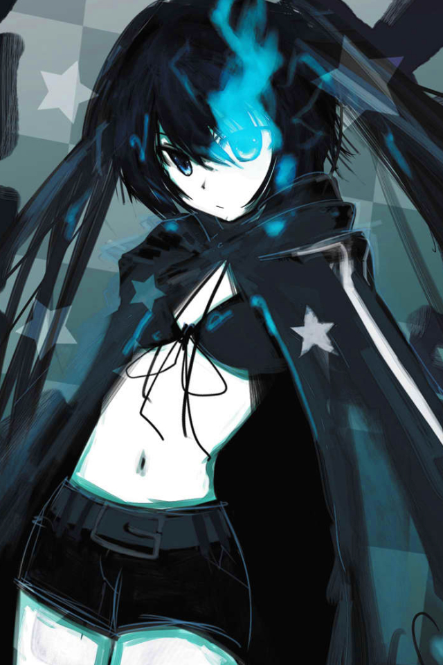 Download mobile wallpaper Anime, Black Rock Shooter for free.