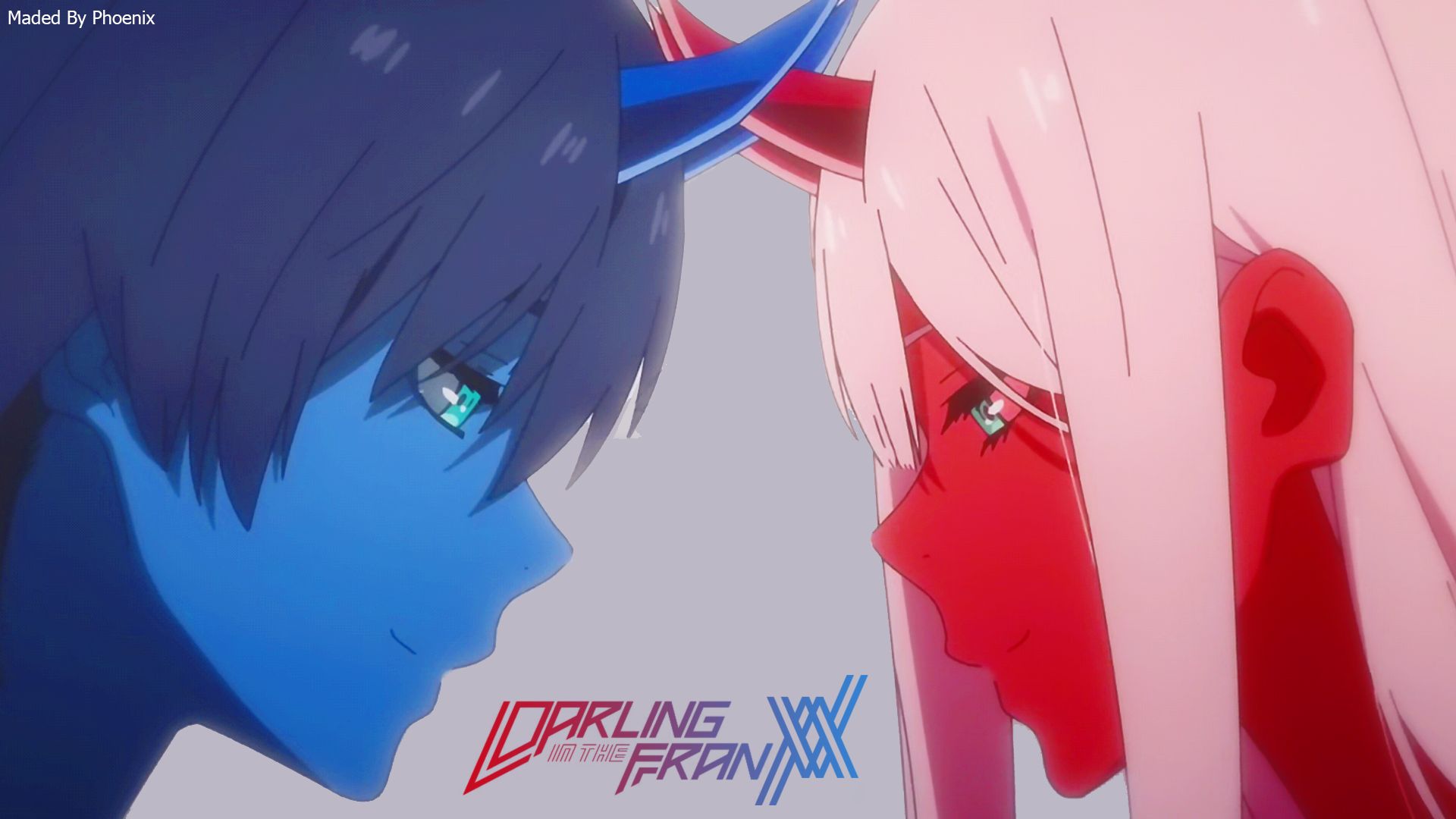 Descarga gratuita de fondo de pantalla para móvil de Animado, Darling In The Franxx, Zero Two (Darling En El Franxx), Hiro (Cariño En El Franxx).