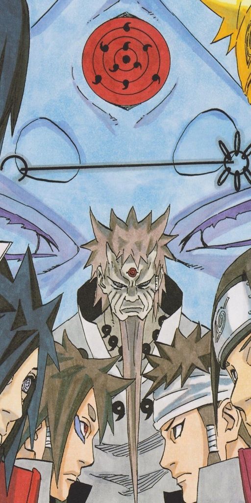 イメージを携帯電話にダウンロード: アニメ, なると, うちはサスケ, うずまきナルト, うちはマダラ, 千住柱間, 大筒木かぐや, 大筒木 ...