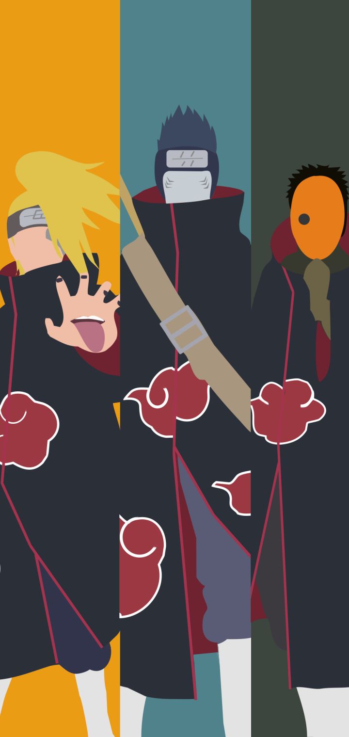 Descarga gratuita de fondo de pantalla para móvil de Naruto, Animado, Dolor (Naruto), Deidara (Naruto), Obito Uchiha, Kisame Hoshigaki.