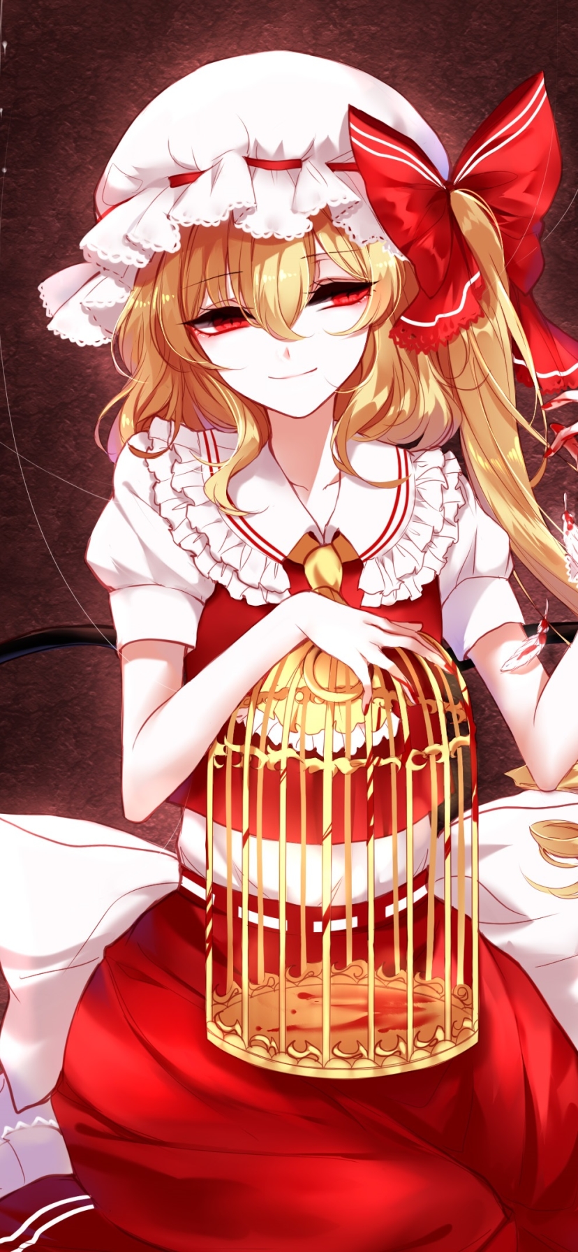 Descarga gratuita de fondo de pantalla para móvil de Animado, Flandre Escarlata, Touhou.