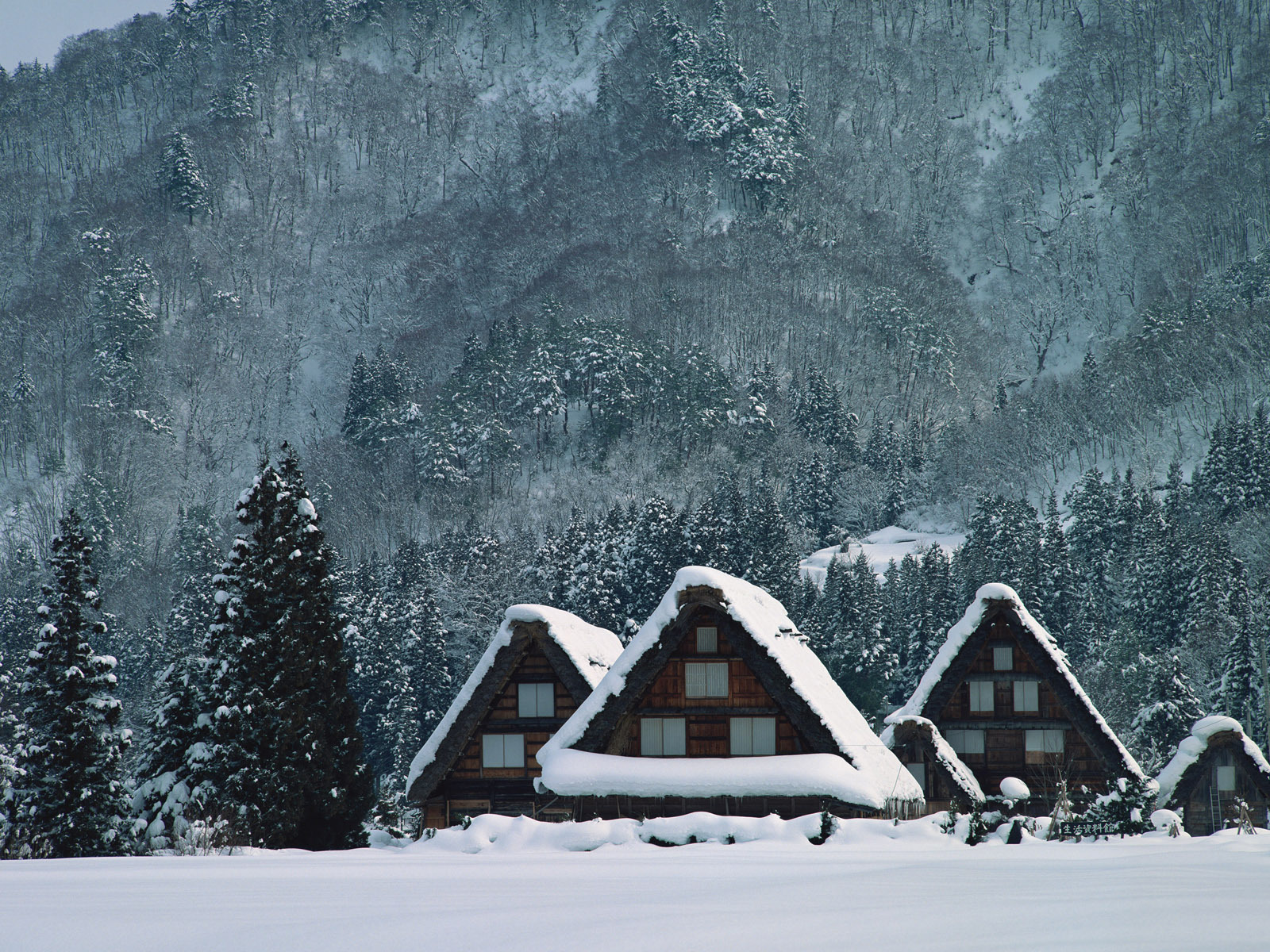 Laden Sie das Landschaft, Häuser, Winter-Bild kostenlos auf Ihren PC-Desktop herunter