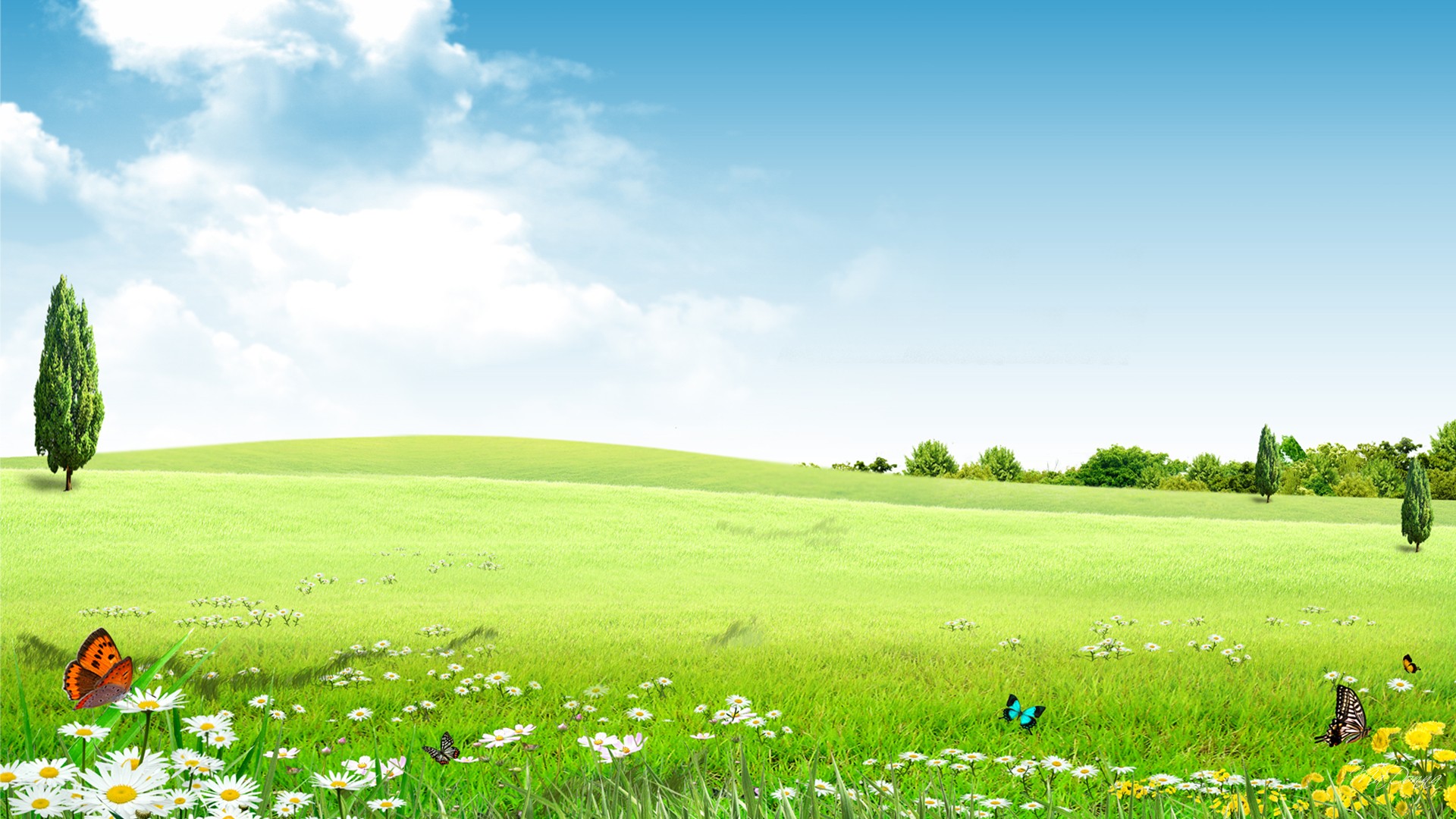 Free download wallpaper Landscape, Artistic on your PC desktop