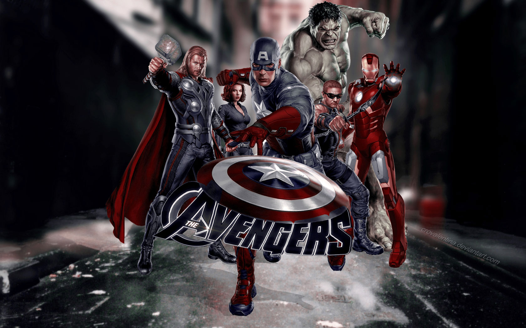 Download mobile wallpaper The Avengers, Avengers, Black Widow, Captain America, Hawkeye, Hulk, Thor, Movie, Iron Man for free.