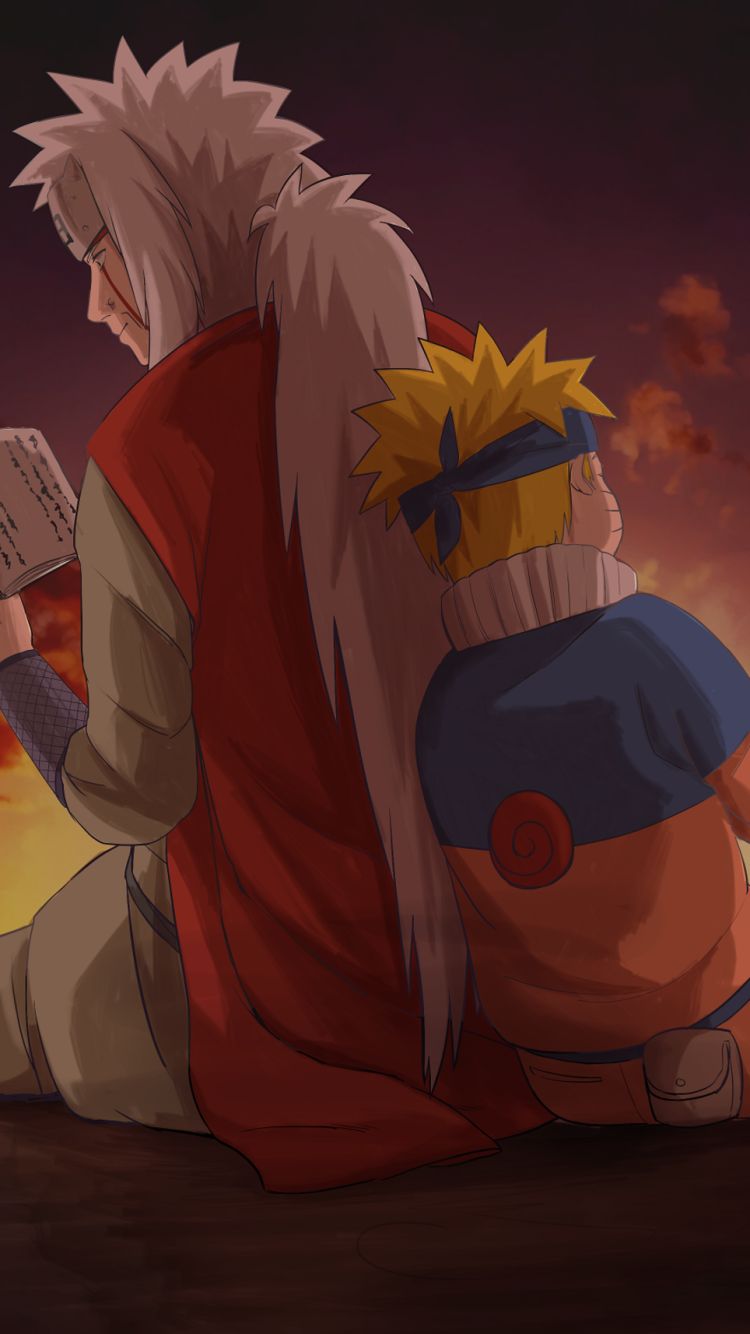 Baixar papel de parede para celular de Anime, Naruto, Naruto Uzumaki, Jiraya (Naruto) gratuito.