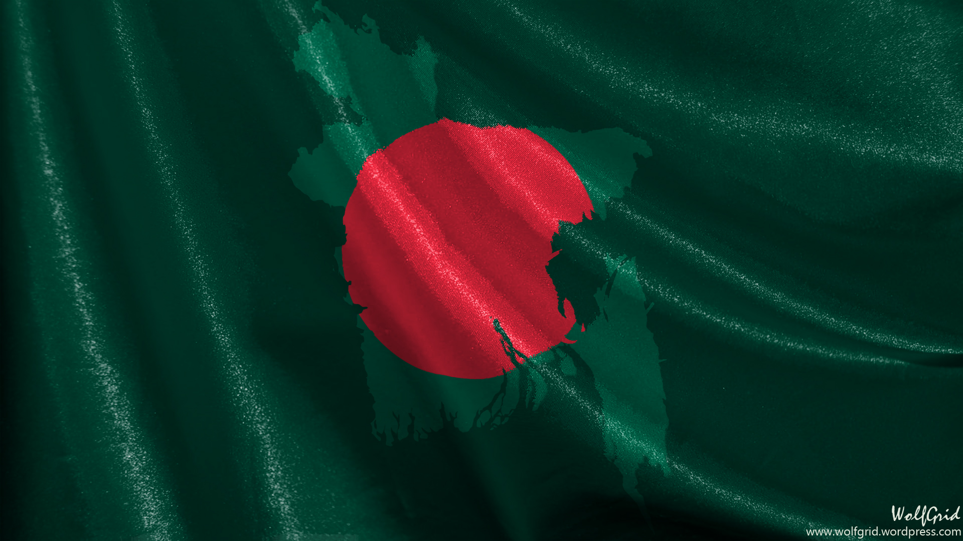 電話スクリーンに最適なバングラデシュの国旗の壁紙