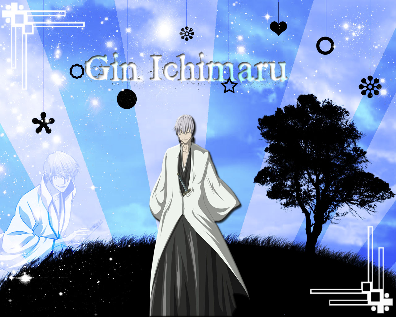 Free download wallpaper Anime, Bleach, Gin Ichimaru on your PC desktop