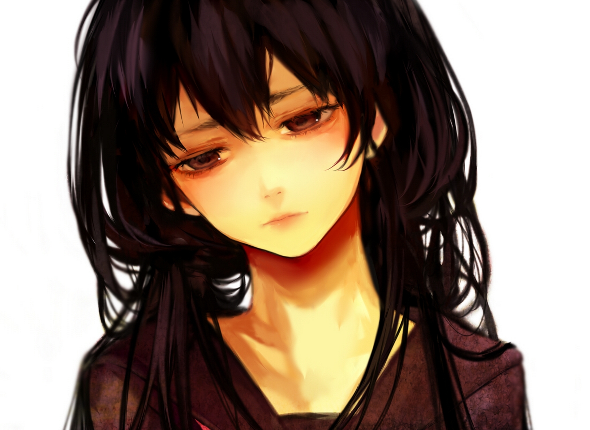 Free download wallpaper Anime, Original, Black Hair on your PC desktop