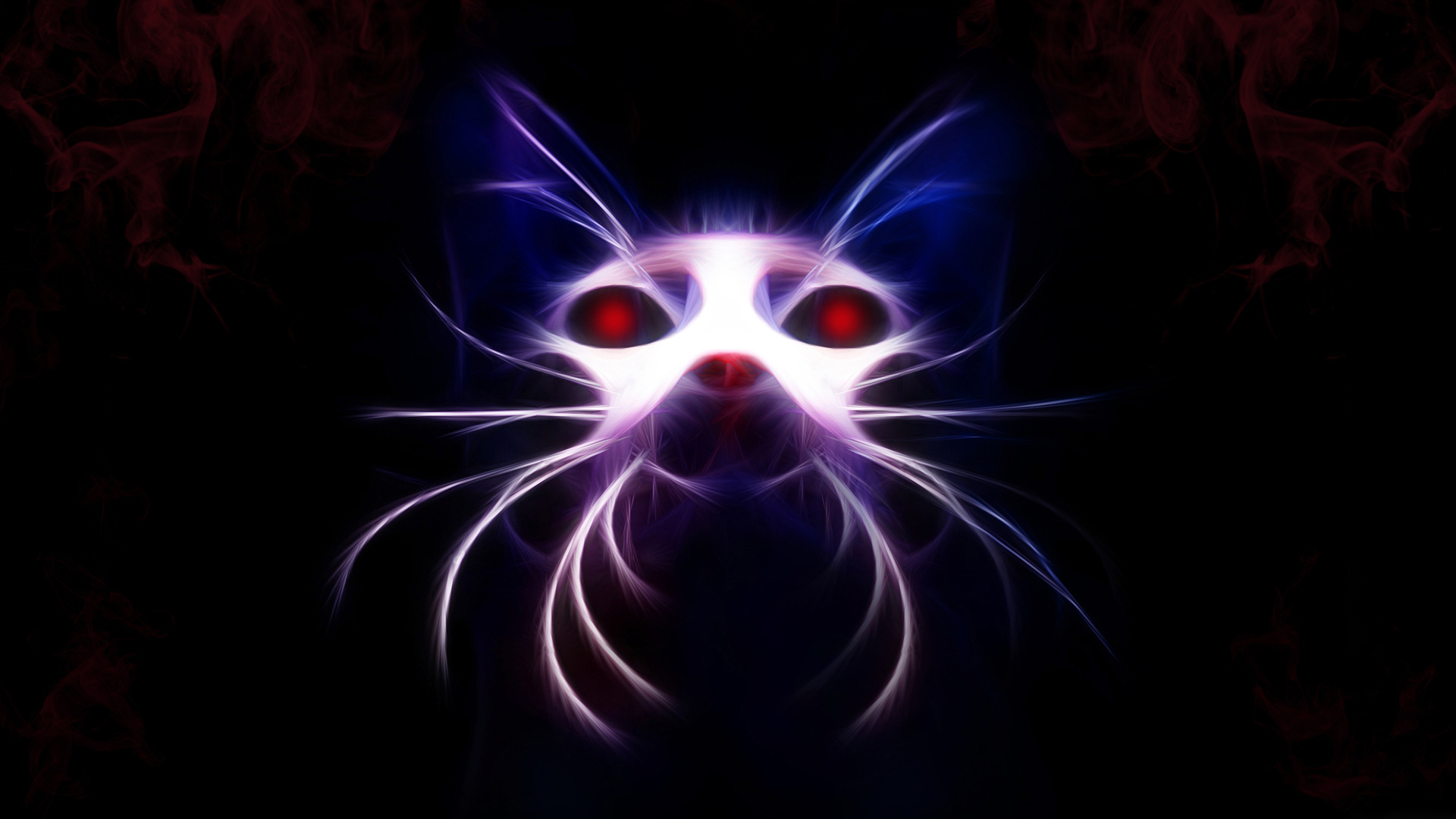 Download mobile wallpaper Cgi, Fractal, Cat, Cats, Animal for free.