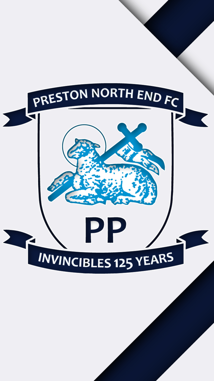 Handy-Wallpaper Sport, Fußball, Logo, Emblem, Preston North End Fc kostenlos herunterladen.