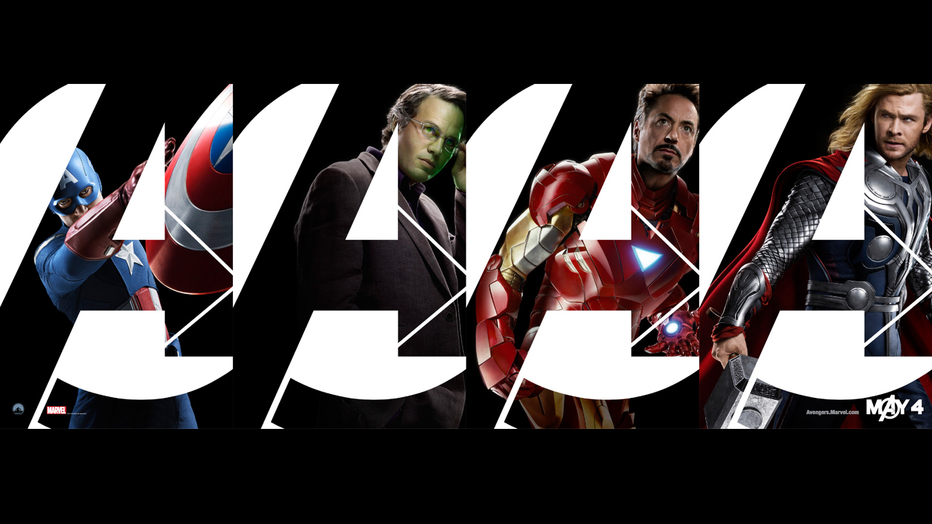 Скачать обои бесплатно Кино, Железный Человек, Капитан Америка, Мстители, Тор, Брюс Баннер, Марк Руффало картинка на рабочий стол ПК