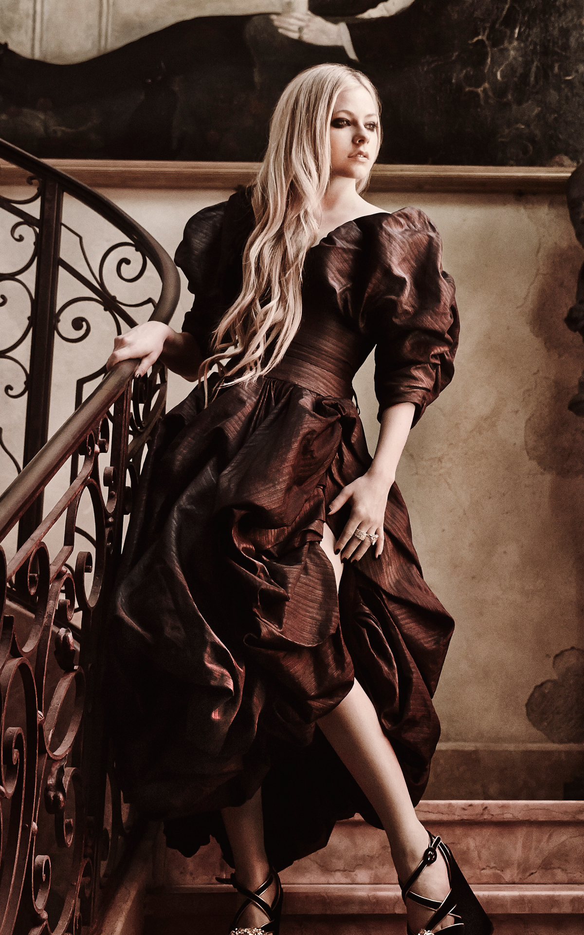 Baixar papel de parede para celular de Música, Avril Lavigne, Cantor, Loiro, Vestir, Canadense, Cabelo Loiro gratuito.
