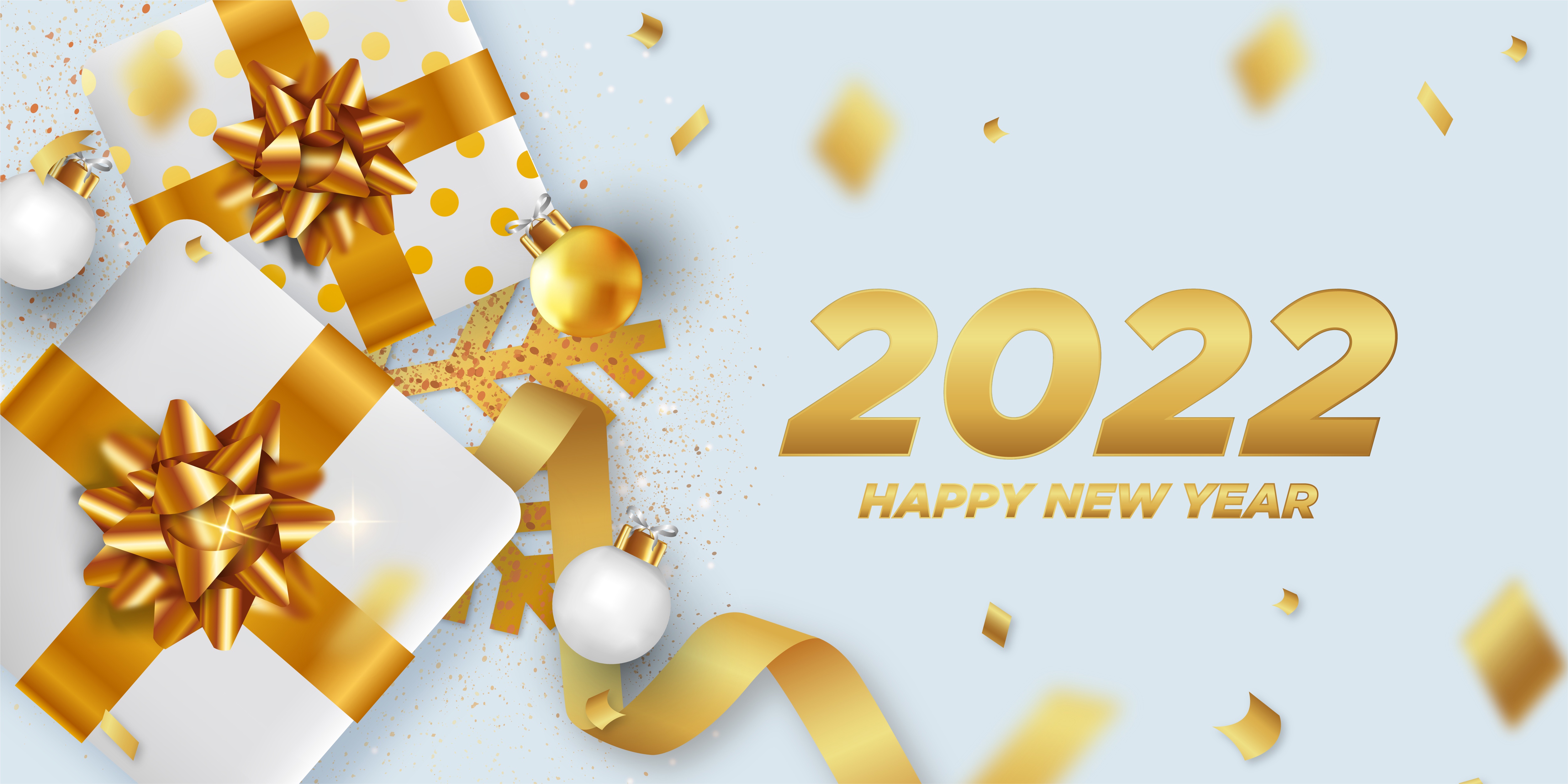 Baixar papel de parede para celular de Presente, Feriados, Ano Novo 2022 gratuito.