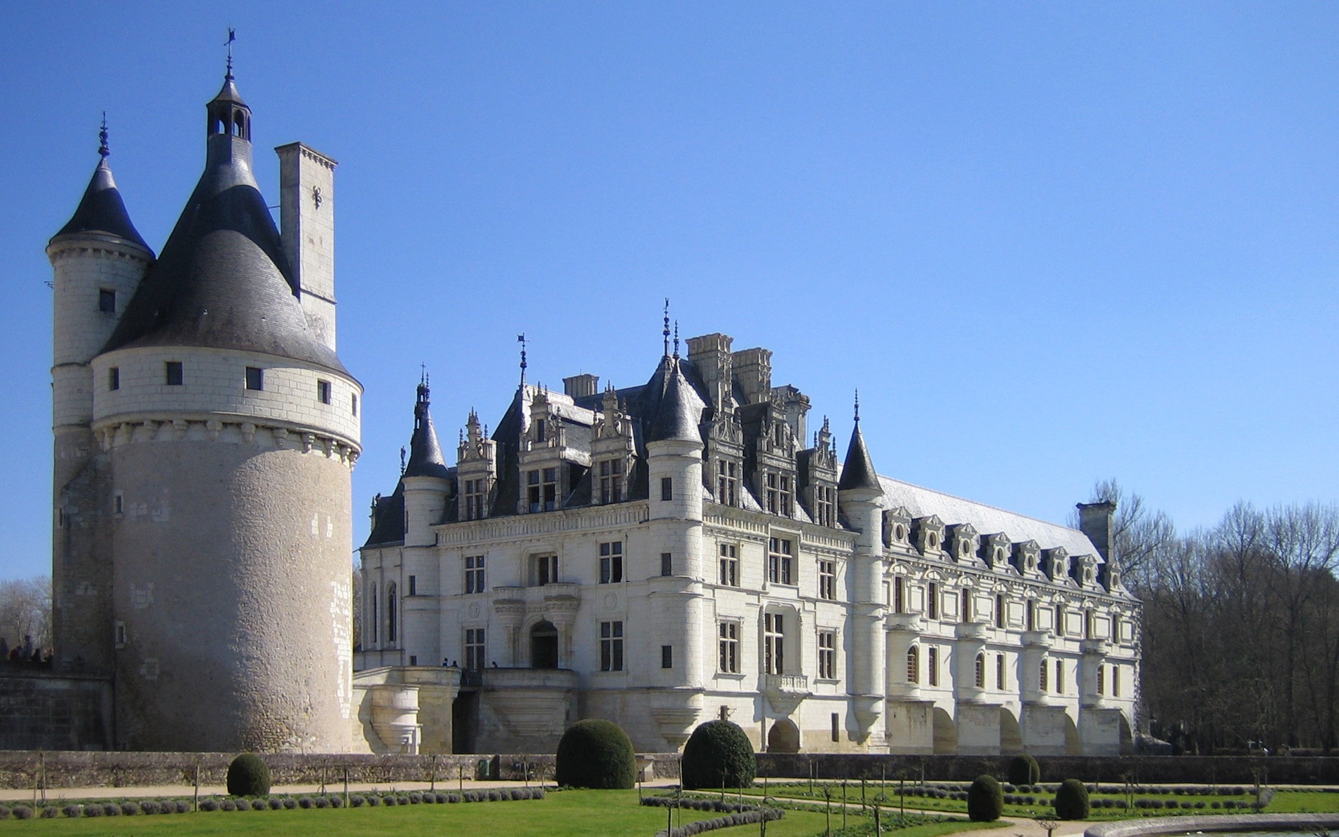 Laden Sie das Schlösser, Menschengemacht, Schloss Chenonceau-Bild kostenlos auf Ihren PC-Desktop herunter