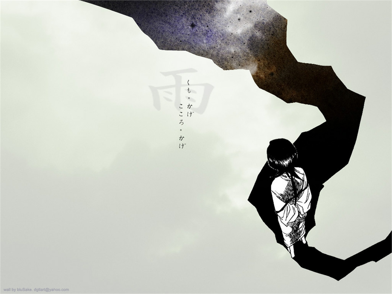 Handy-Wallpaper Bleach, Rukia Kuchiki, Animes kostenlos herunterladen.